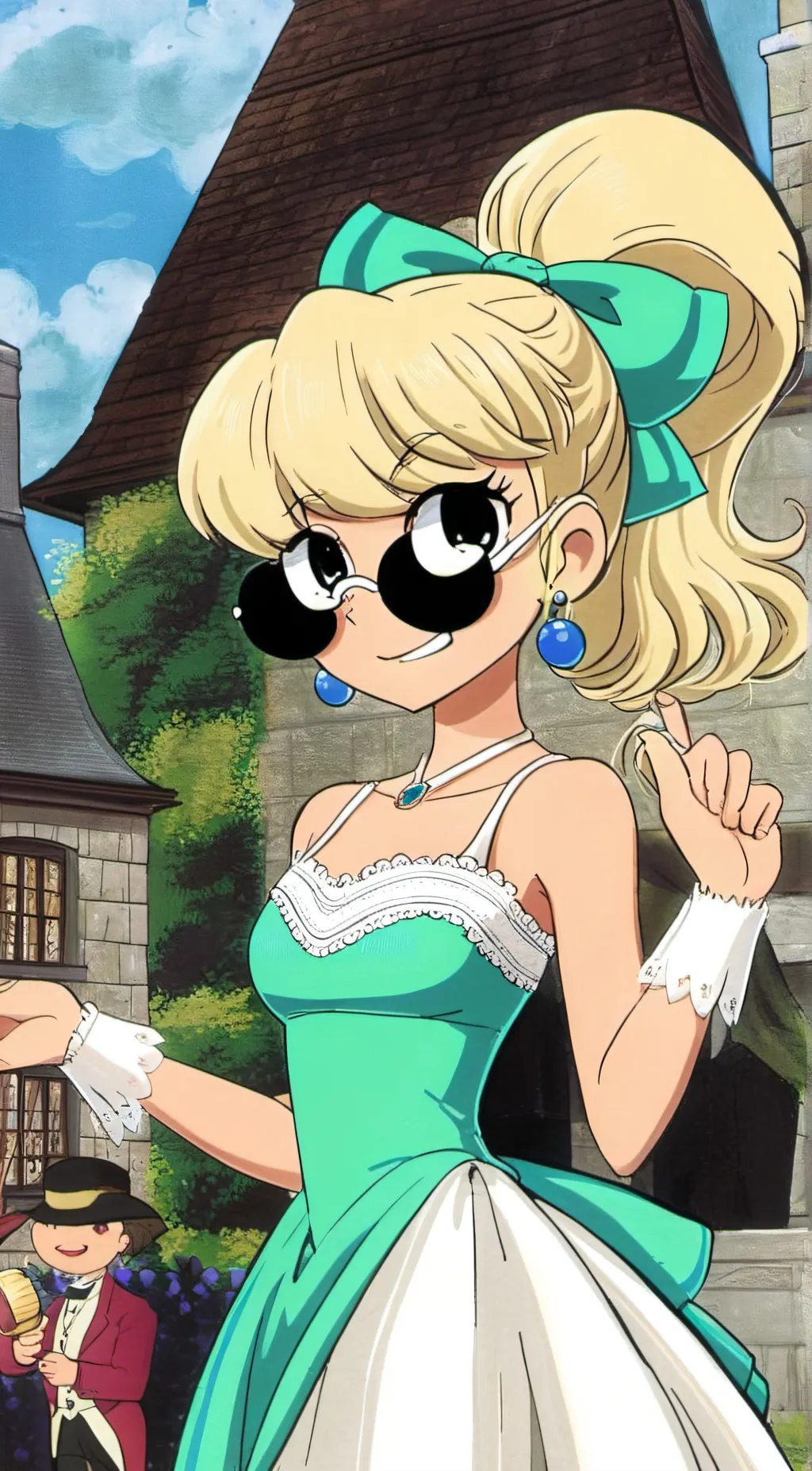 ai character: Leni Loud background