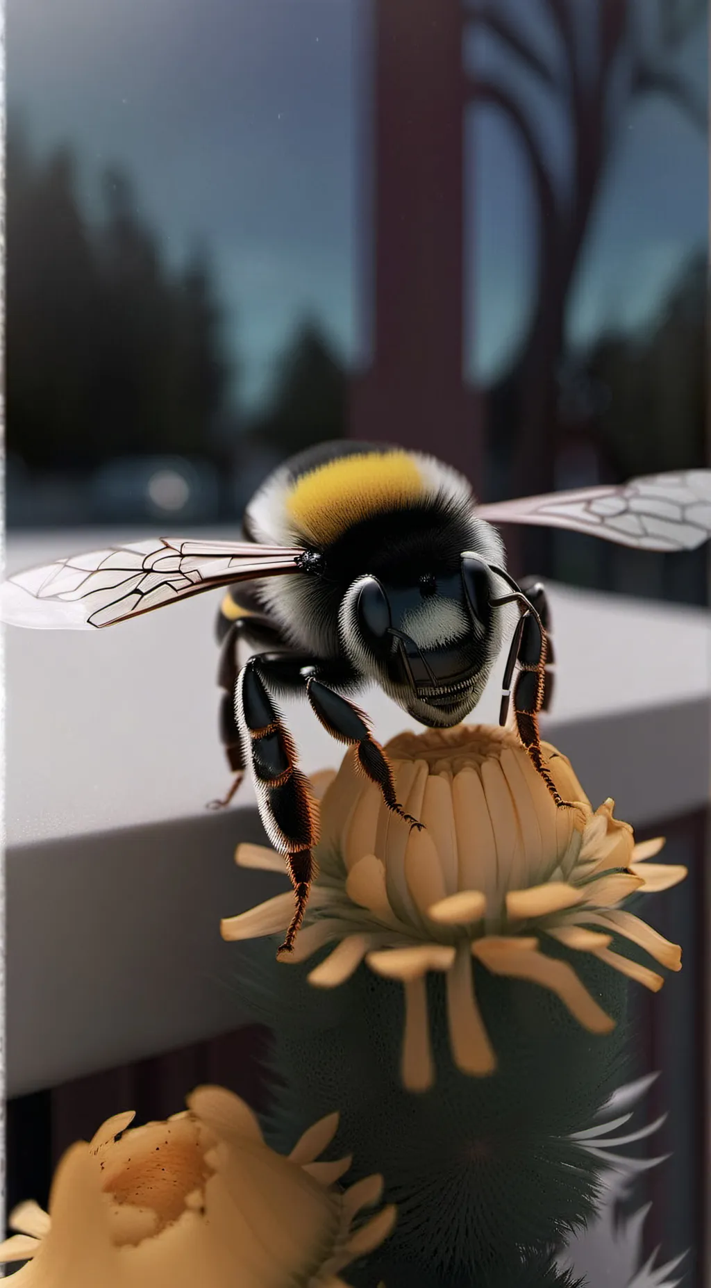 ai character: cute wasp background