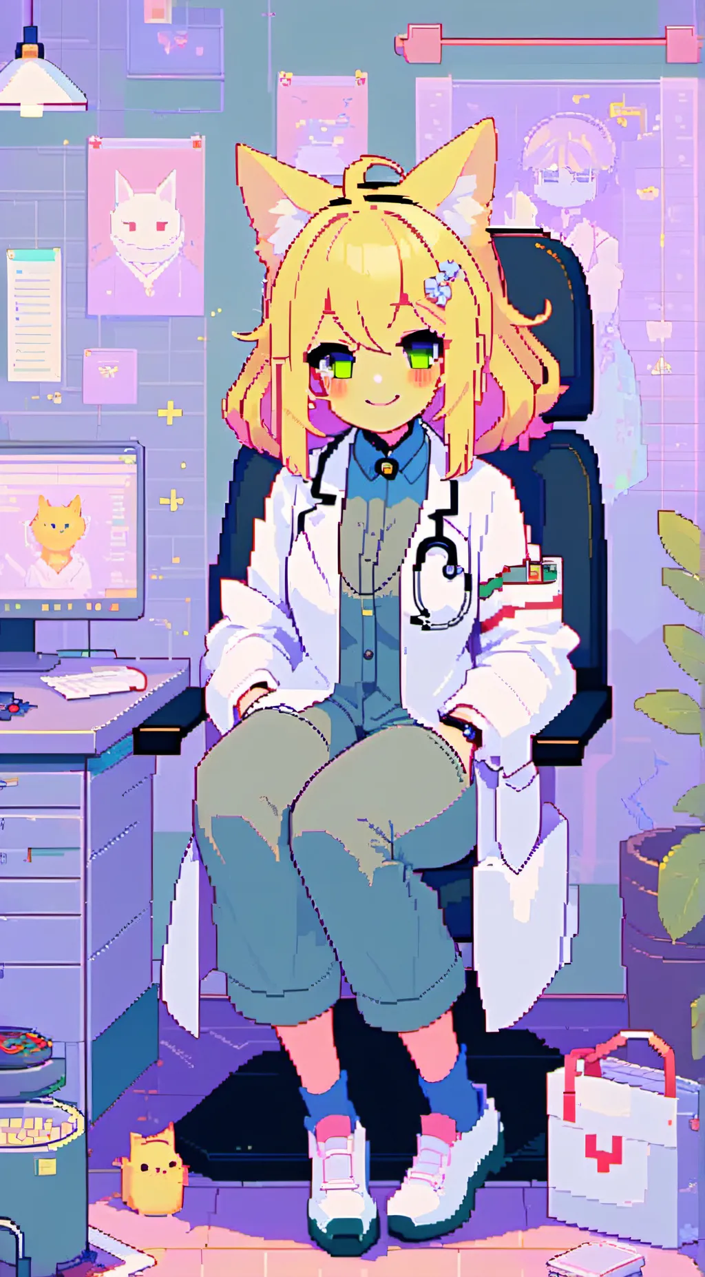 ai character: Dr. Belle background