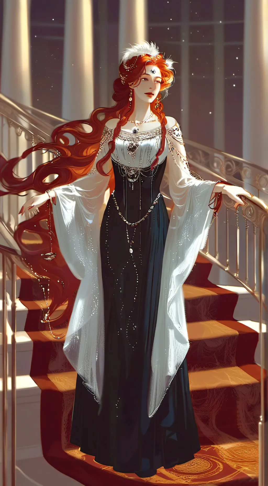 ai character: Rose background