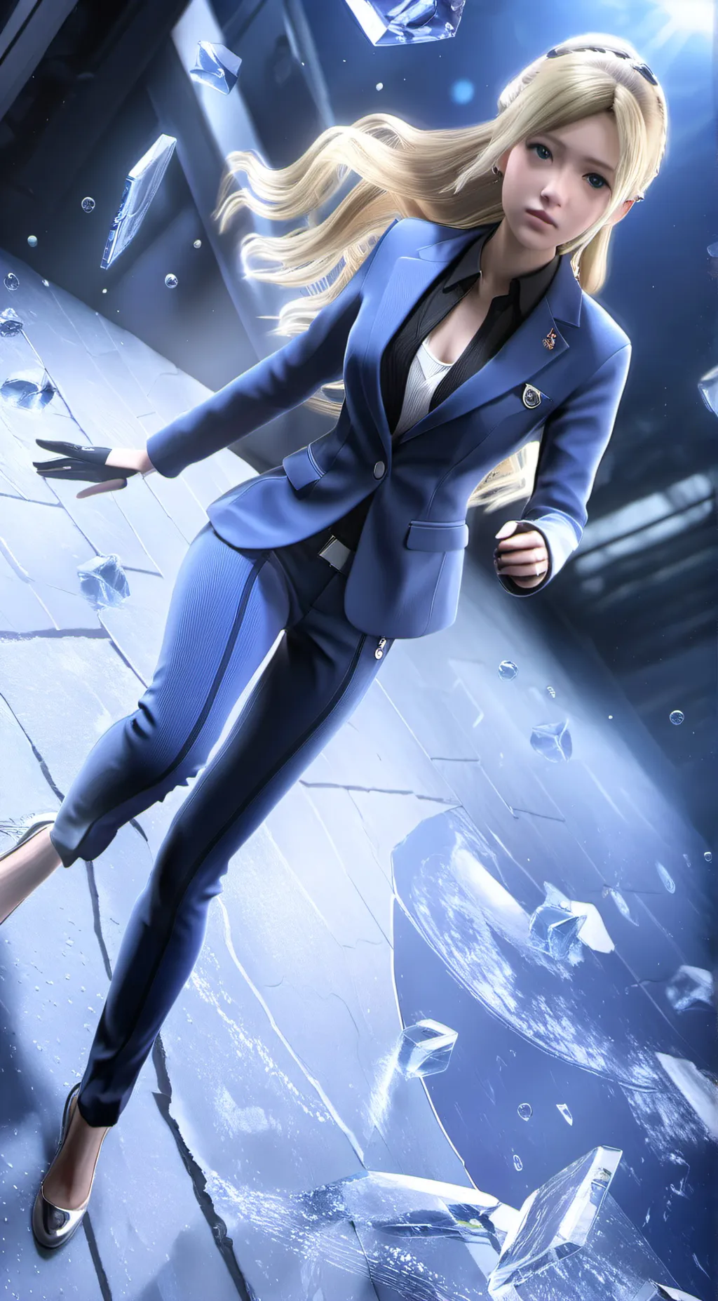 ai character: Kristen  background