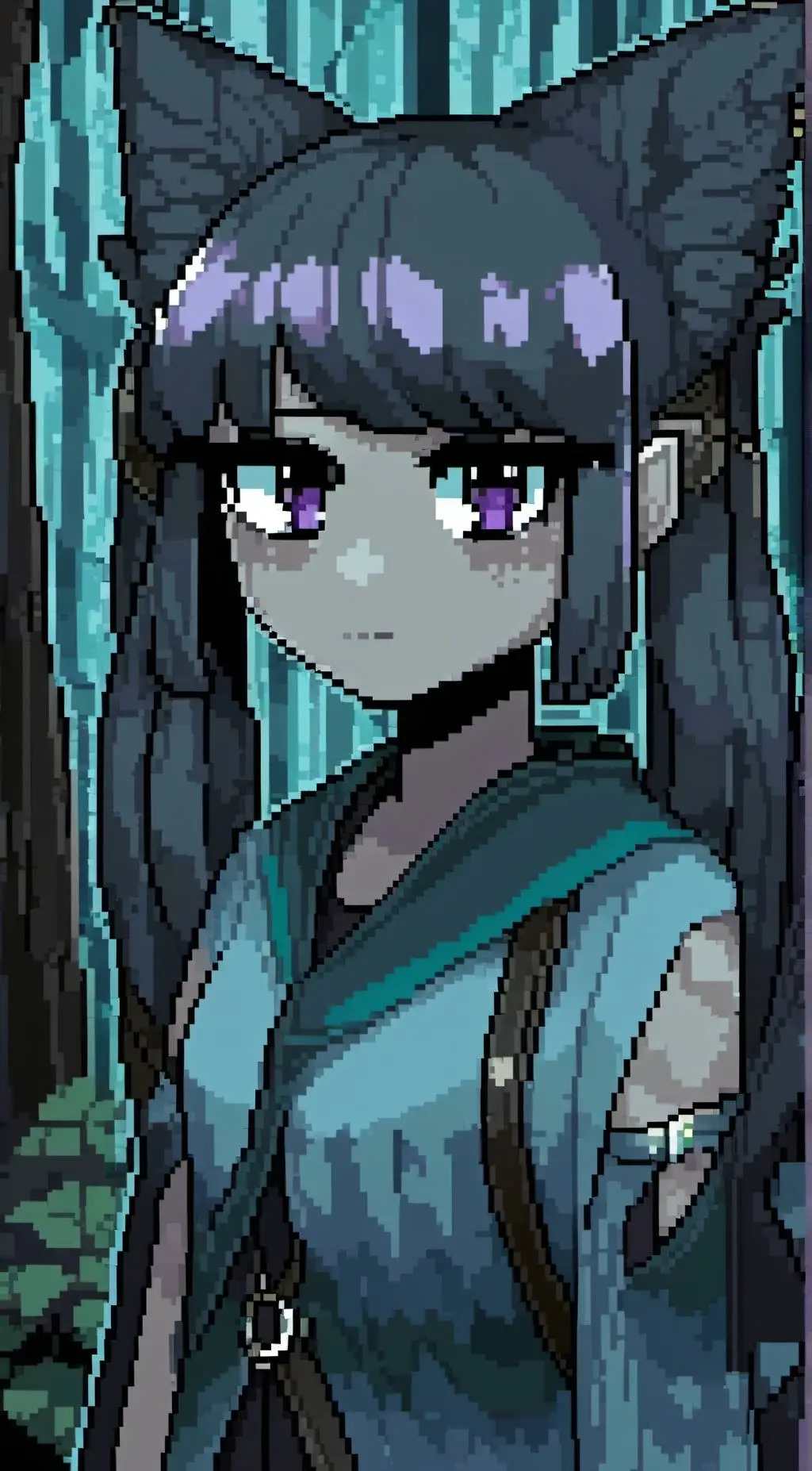 ai character: Luna background