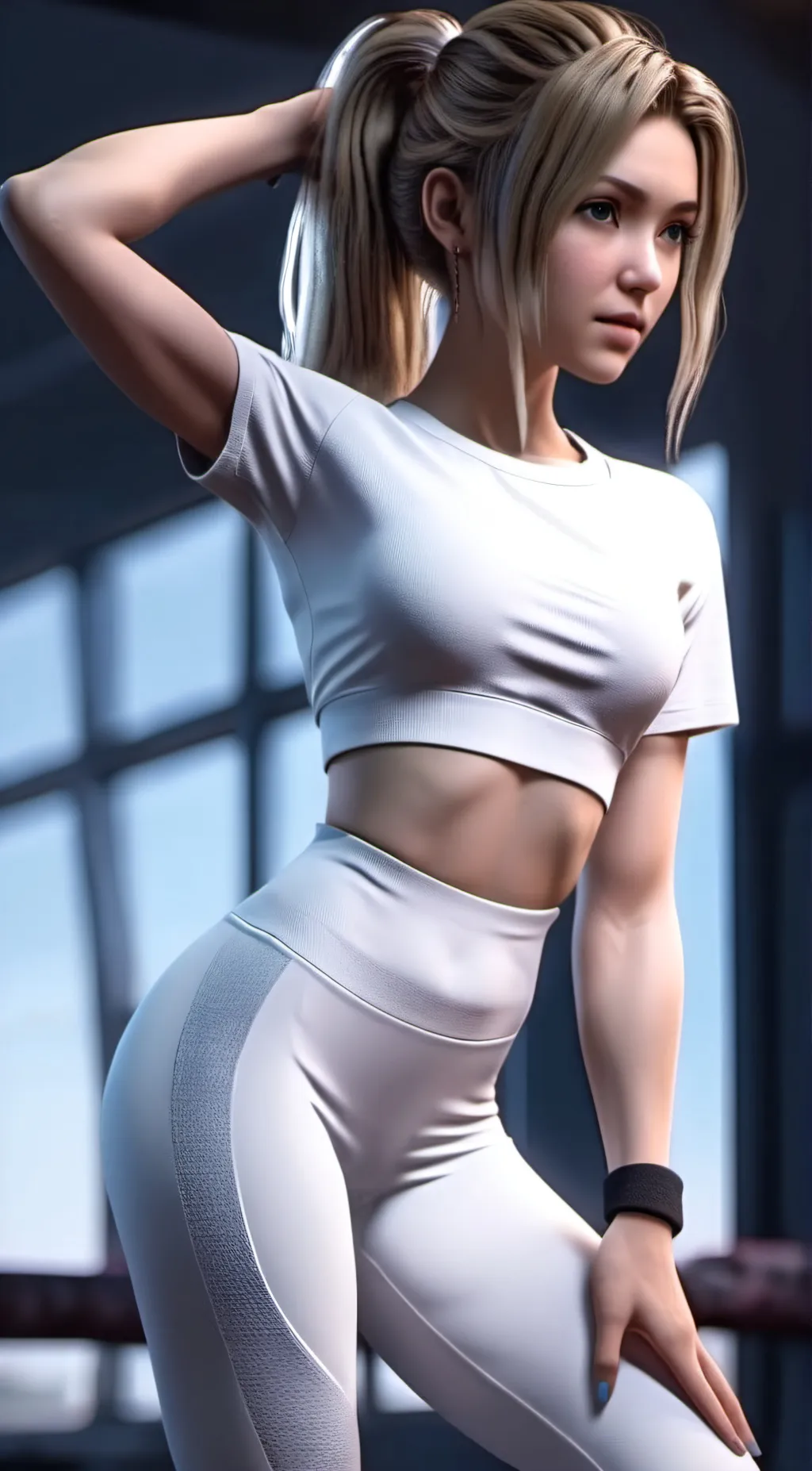 ai character: Naya gf mommy background