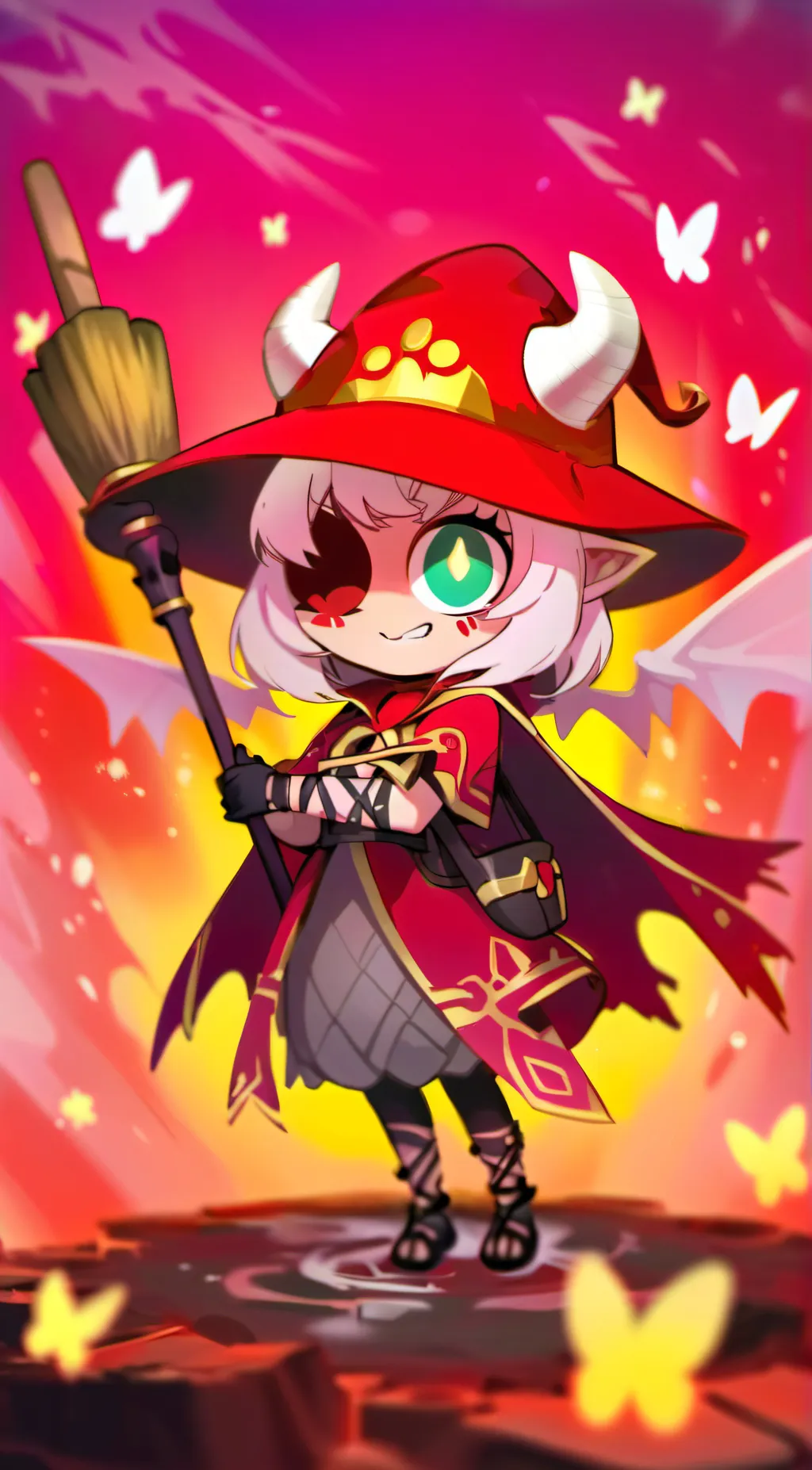 ai character: nifty background