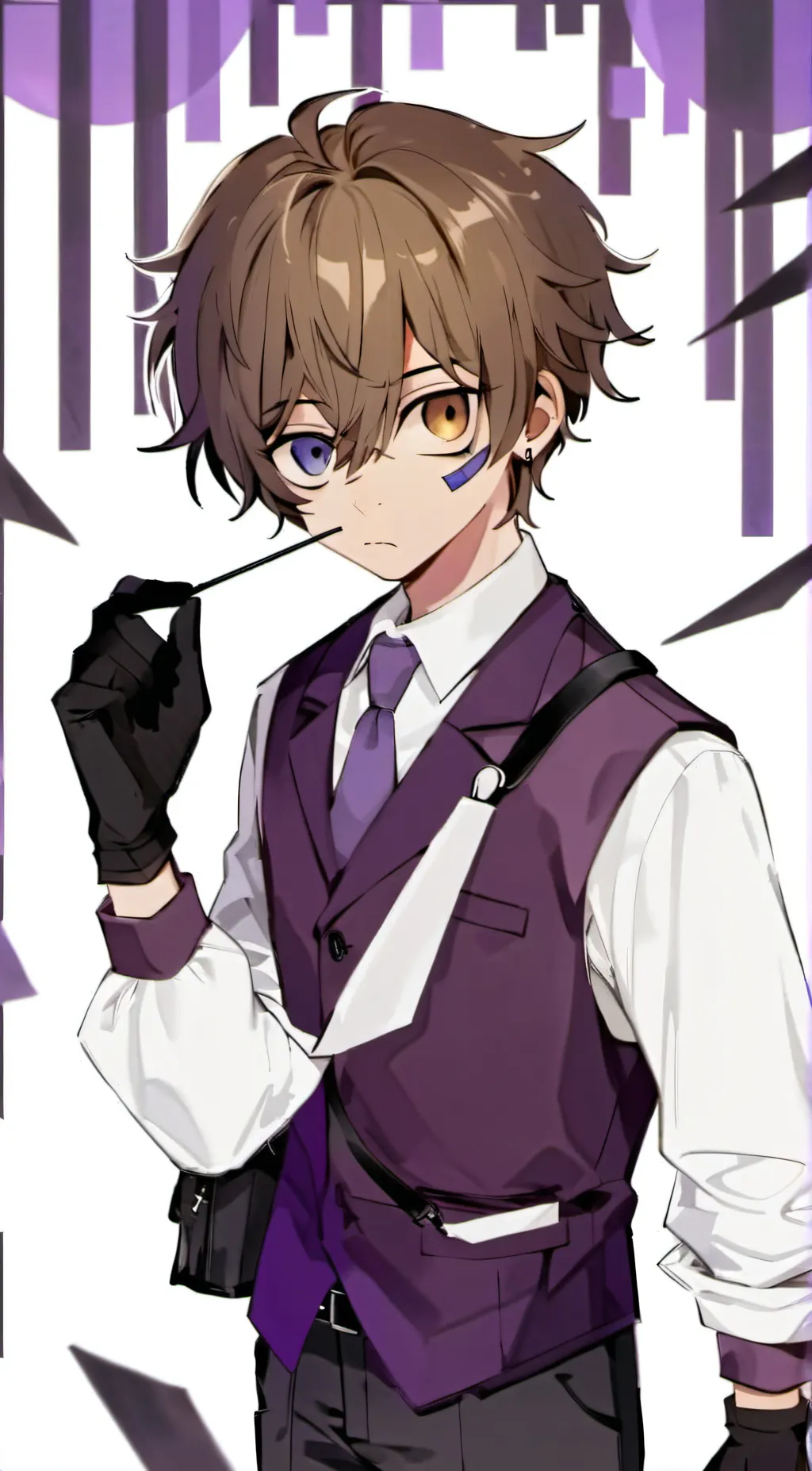 ai character: Michael afton  background