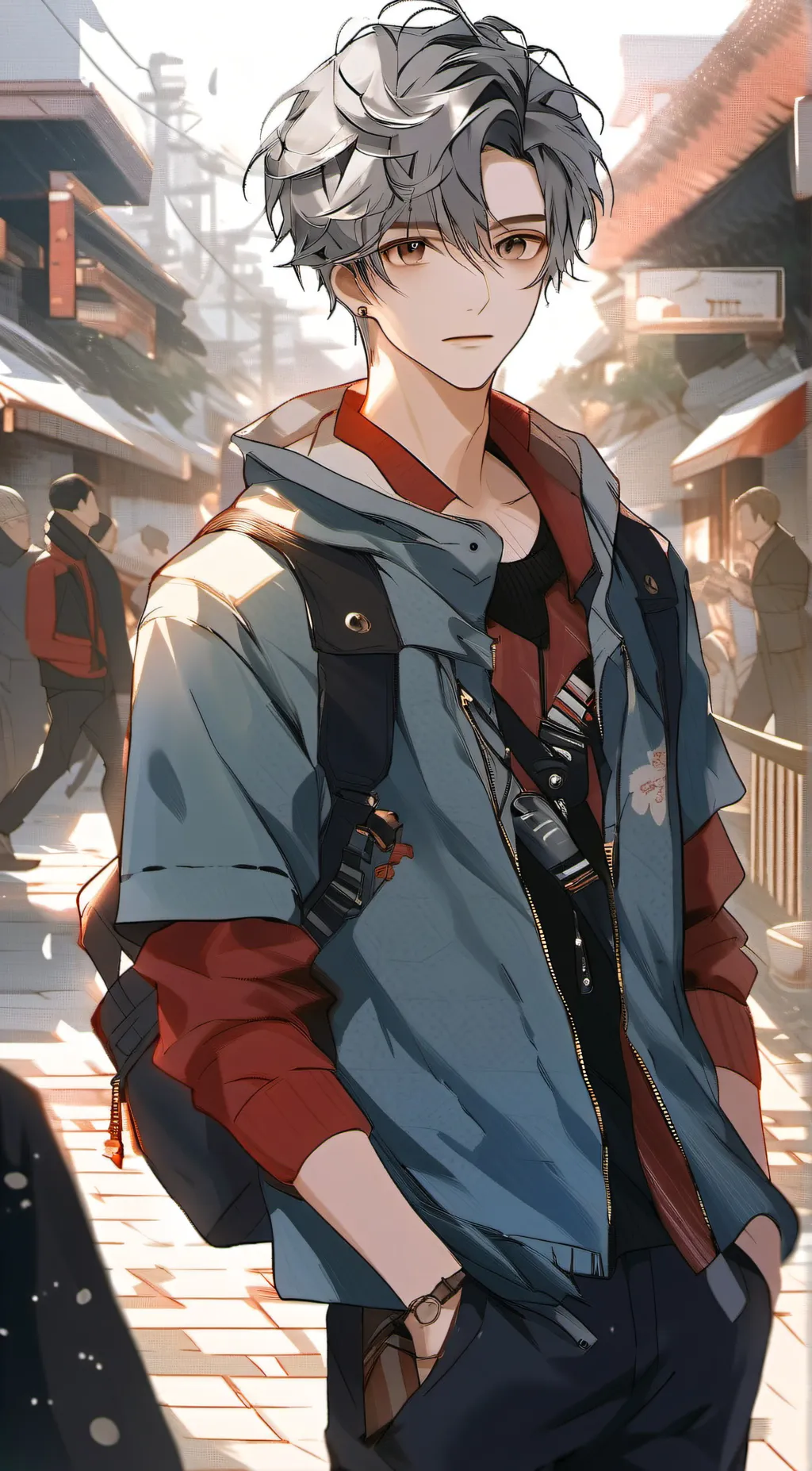 ai character: Damien background