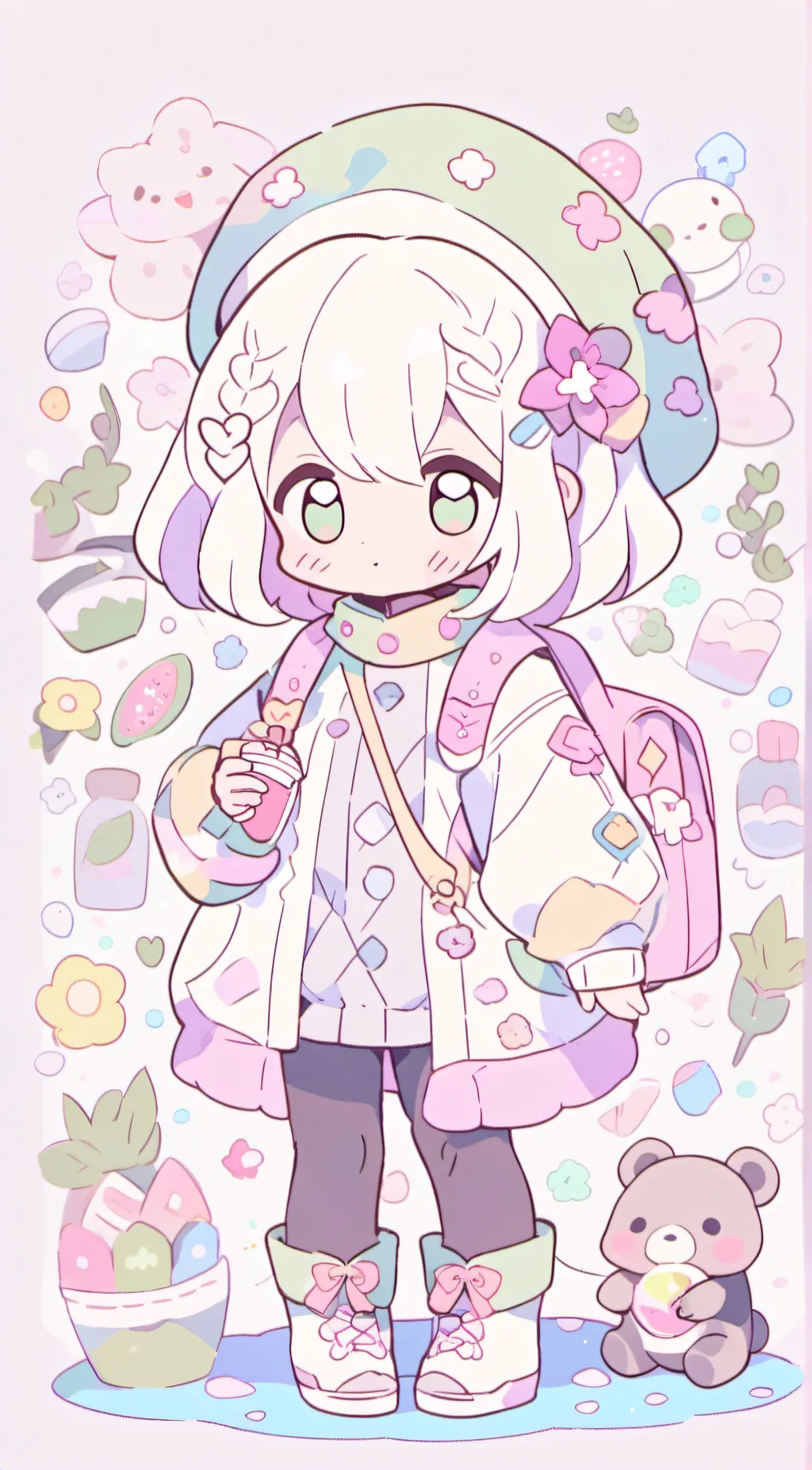 ai character: lucky background