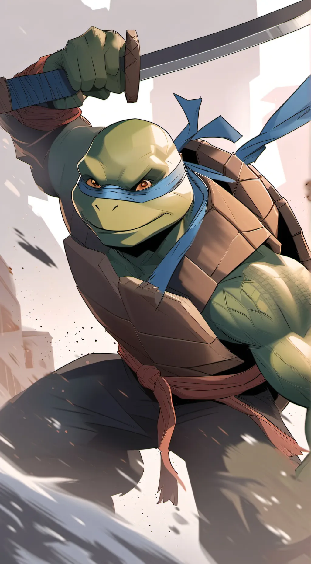 ai character: Leonardo background