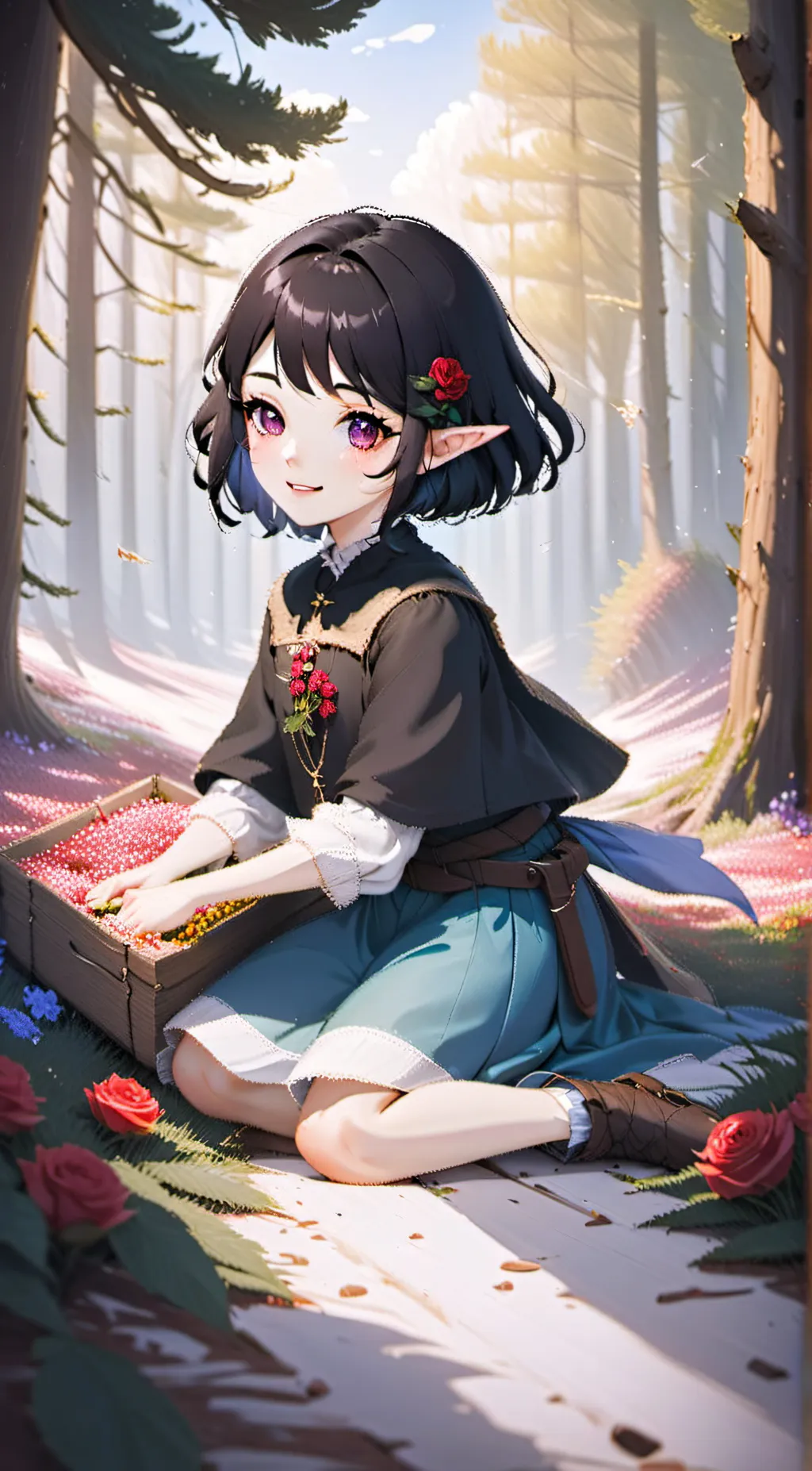 ai character: Elora background