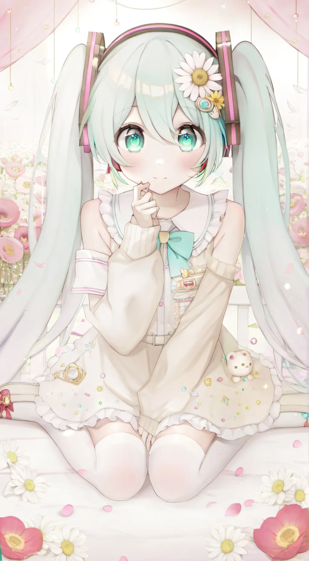 ai character: hatsune miku background