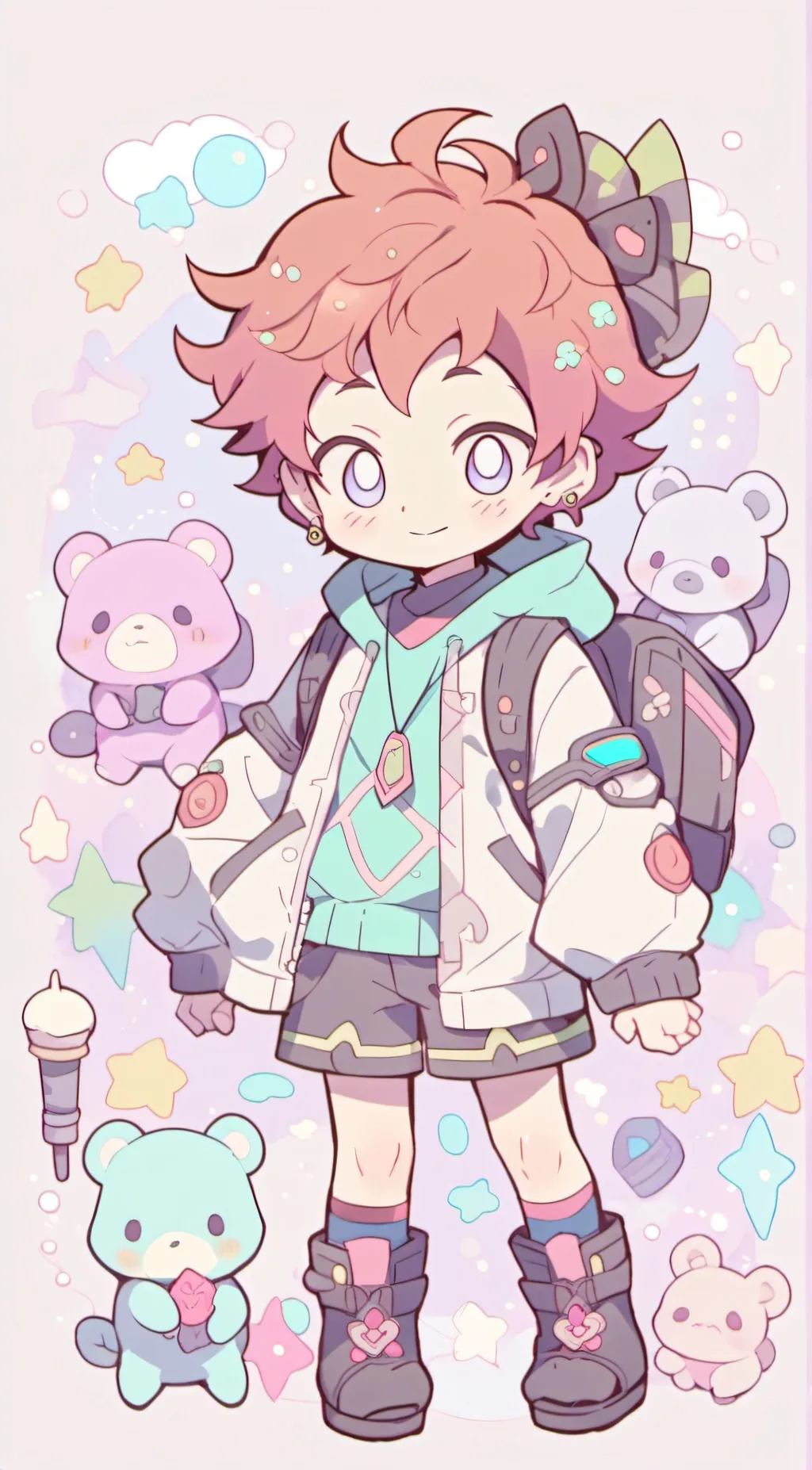 ai character: Tendou Satori background