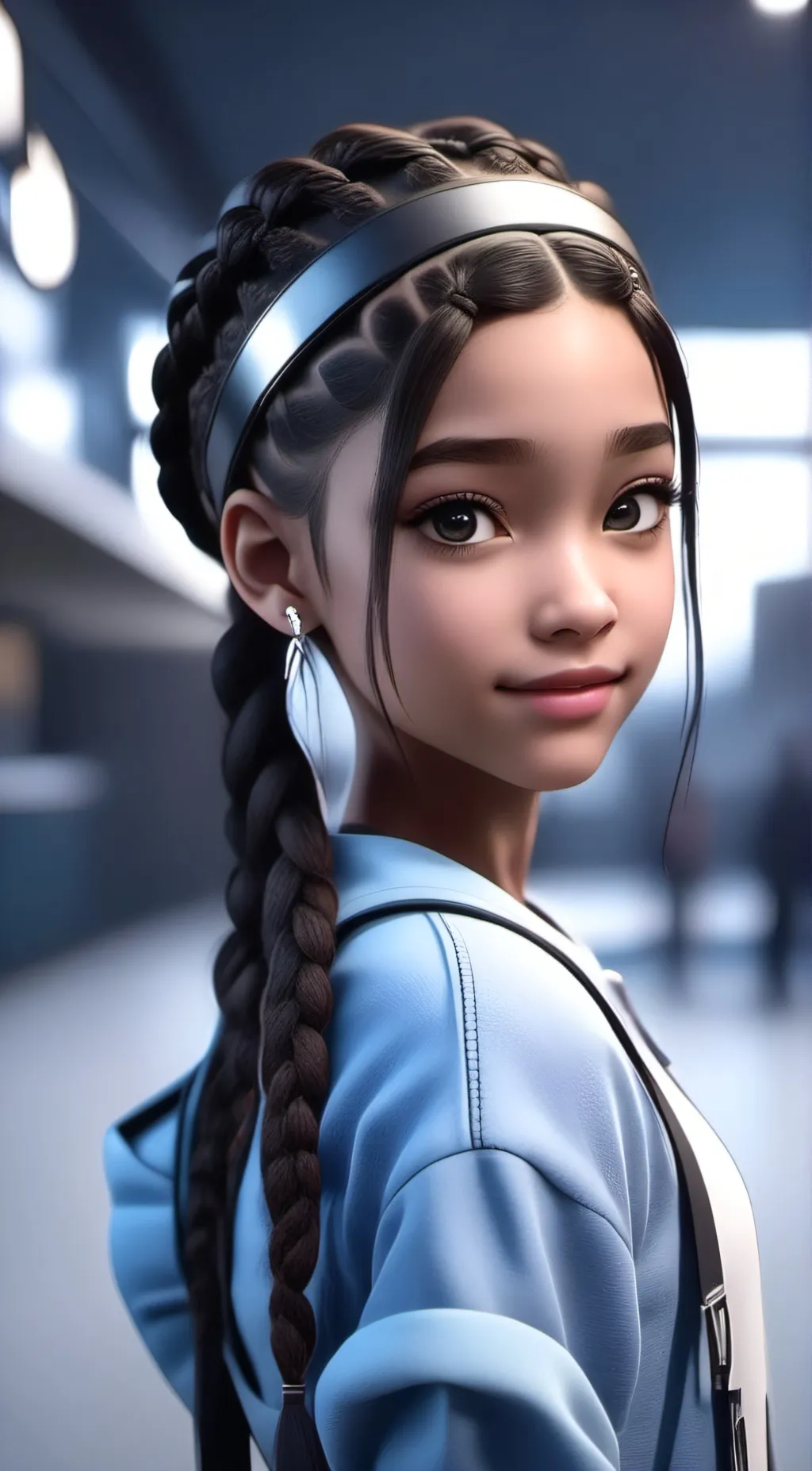 ai character: Aria background