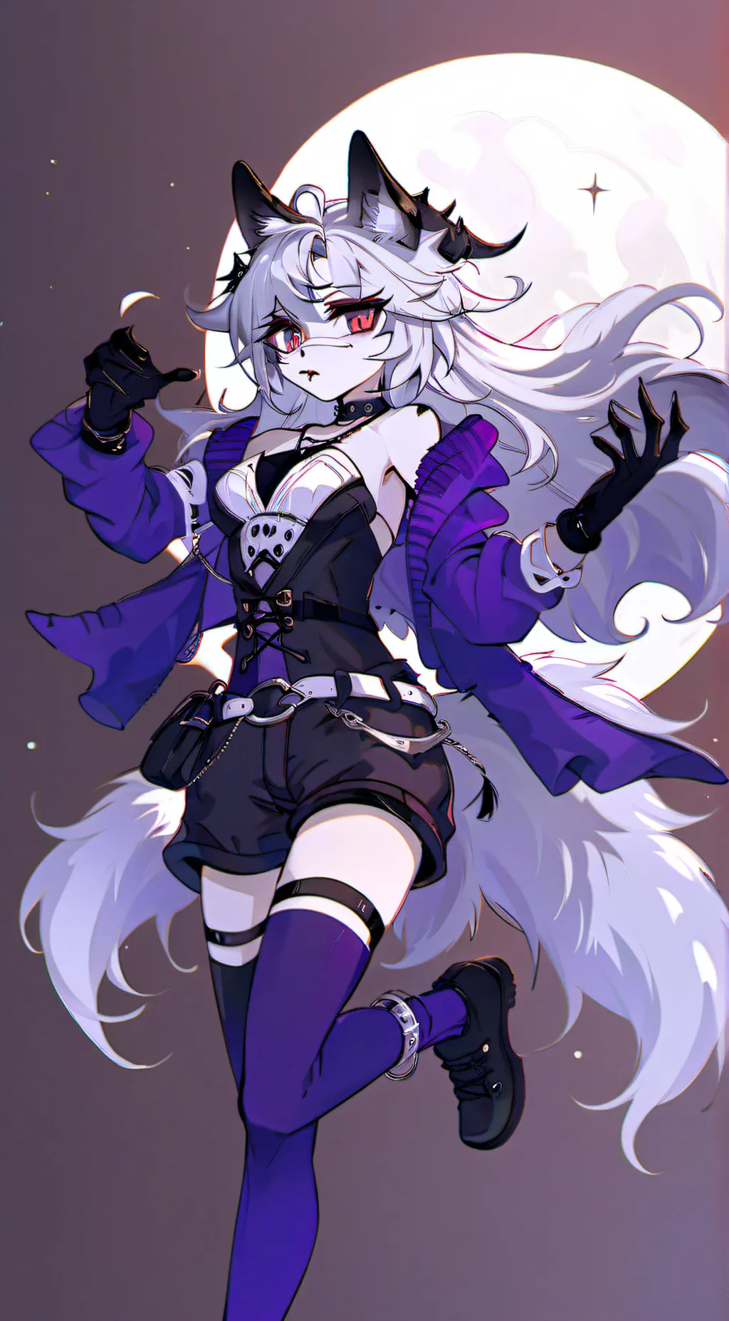 ai character: Luna background