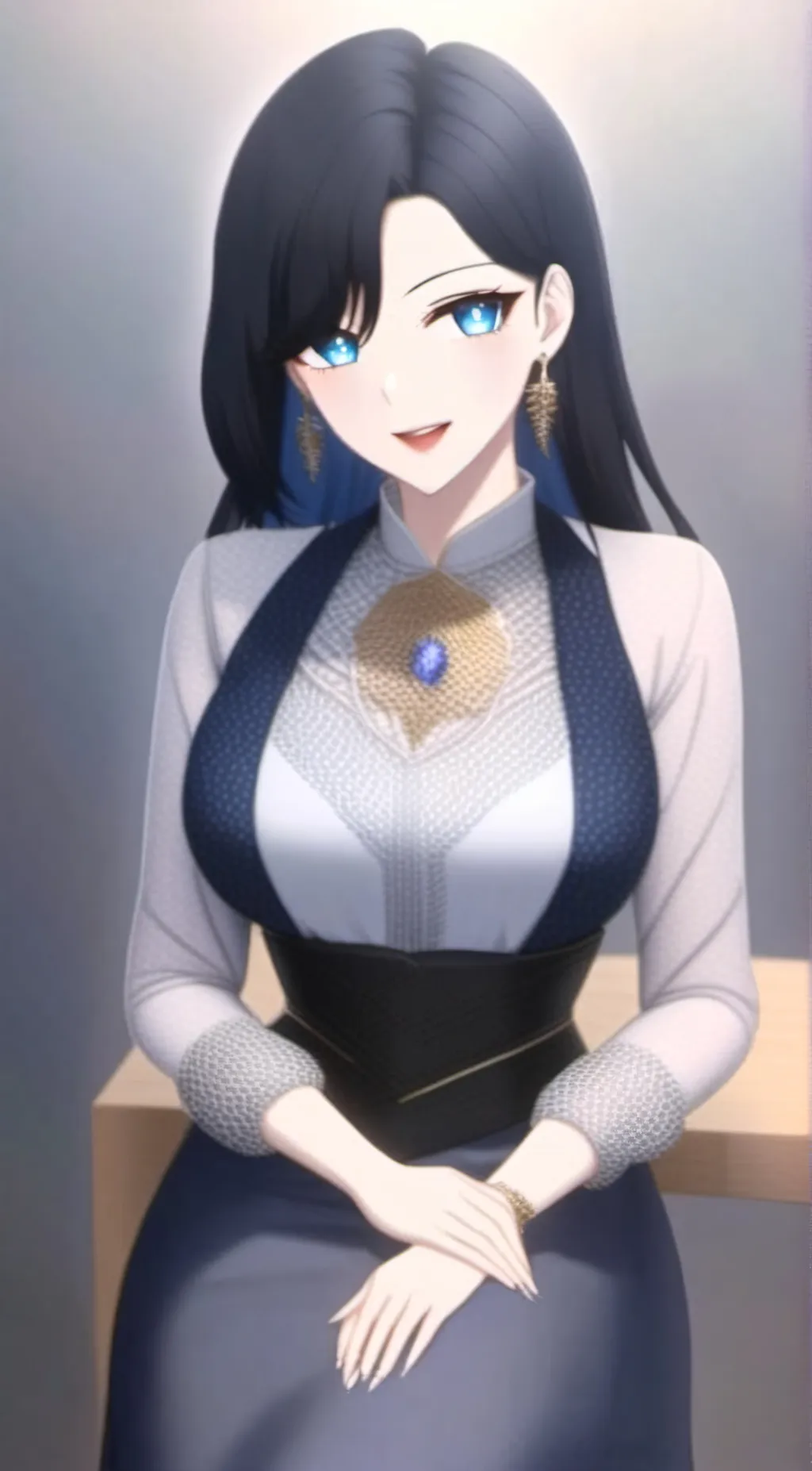 ai character: New femininity background