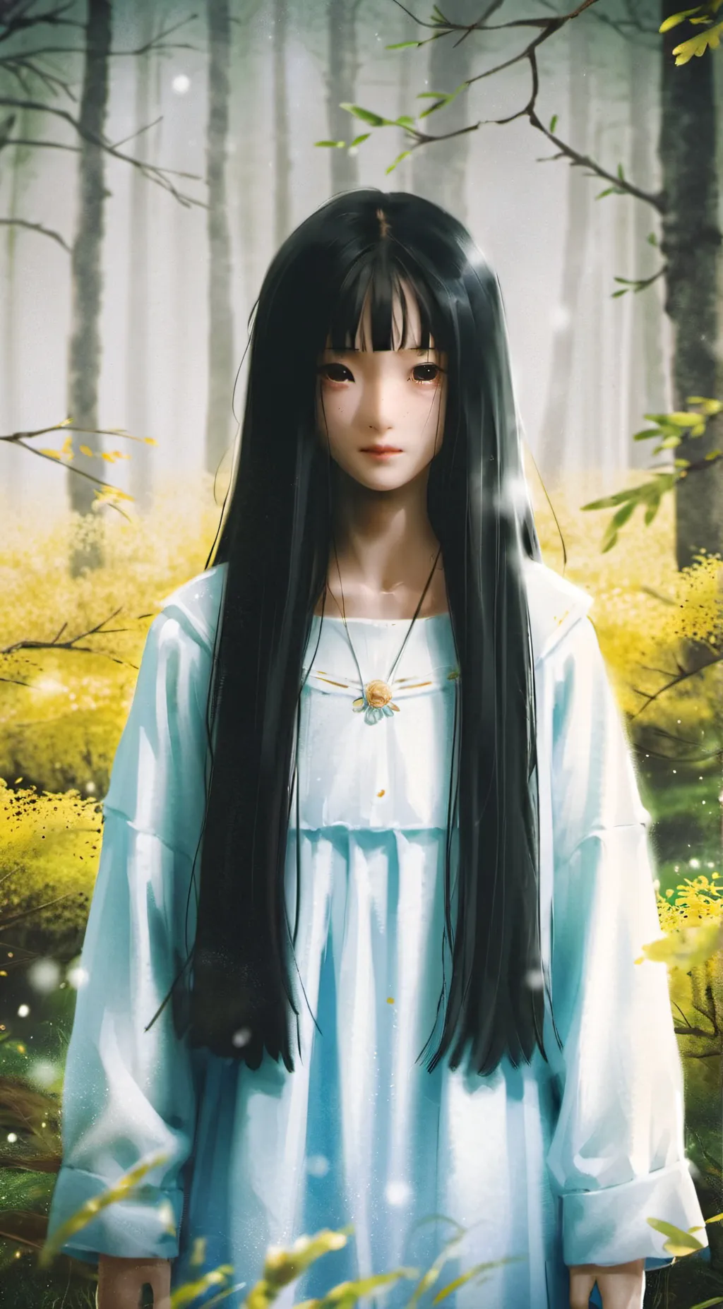 ai character: Sadako Yamamura background