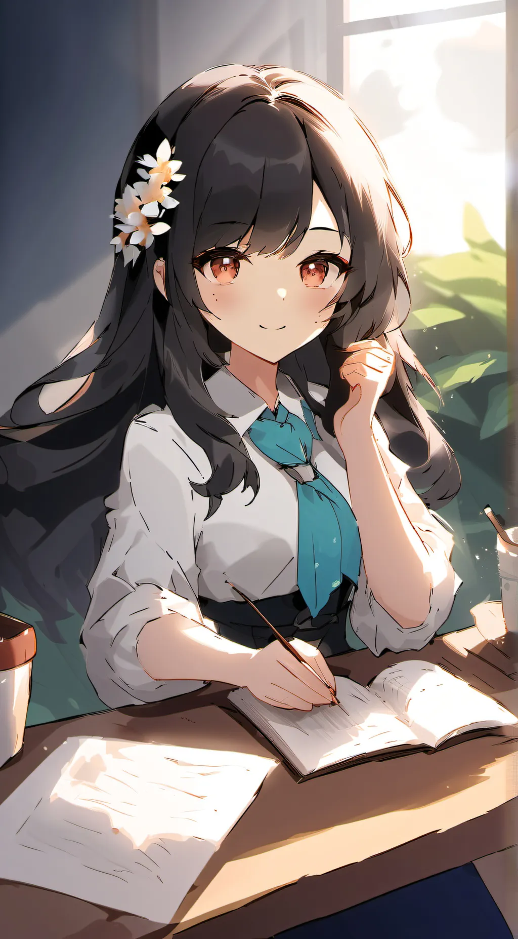 ai character: Lily background
