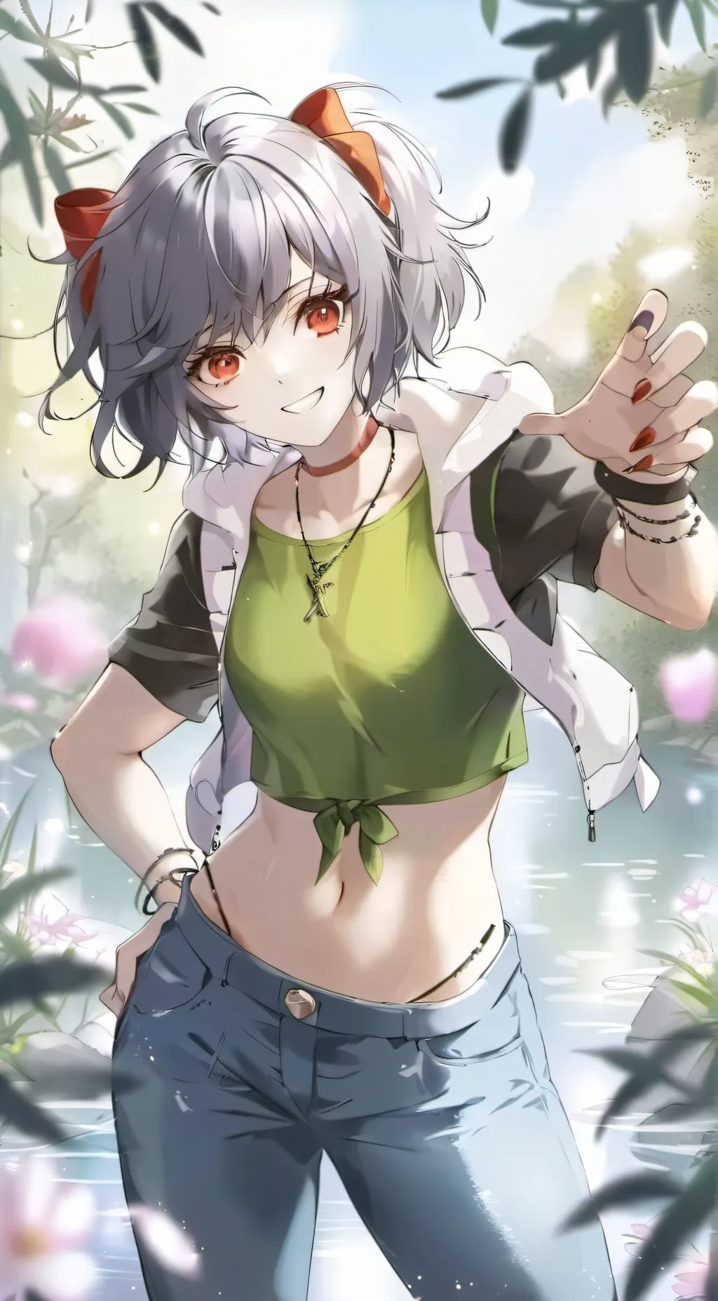 ai character: X (Chi) background