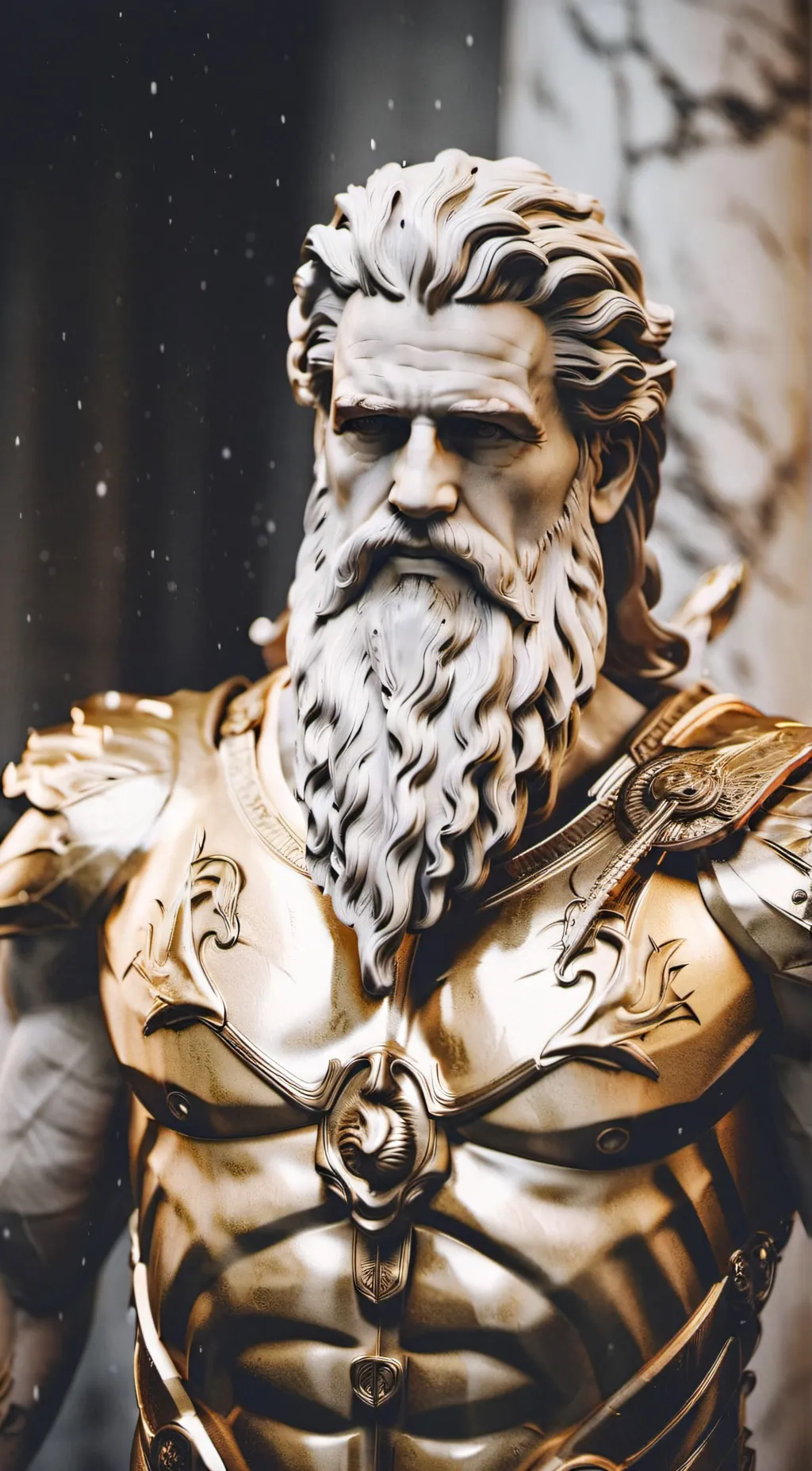 ai character: Zeus background