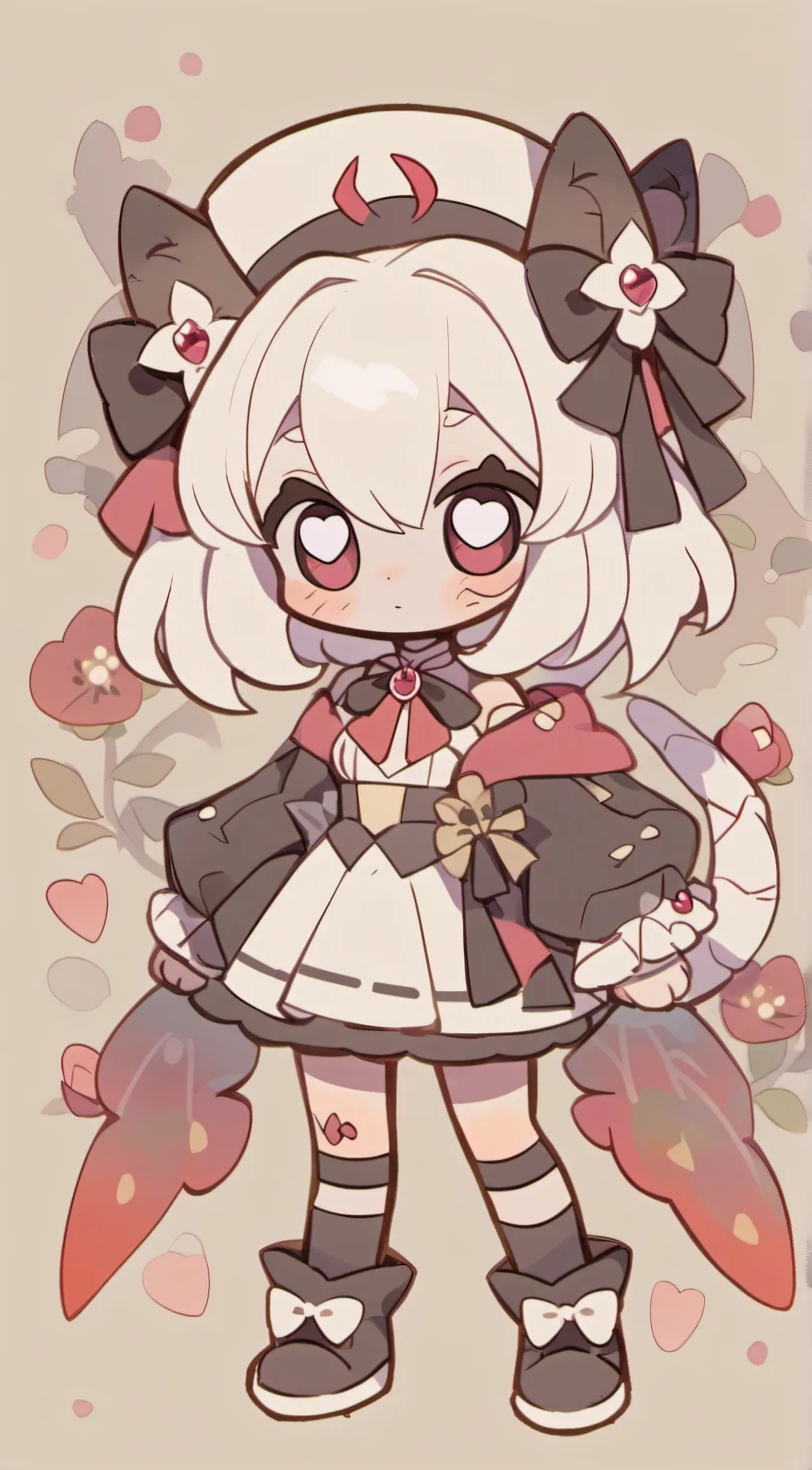 ai character: huskde/rosy  background