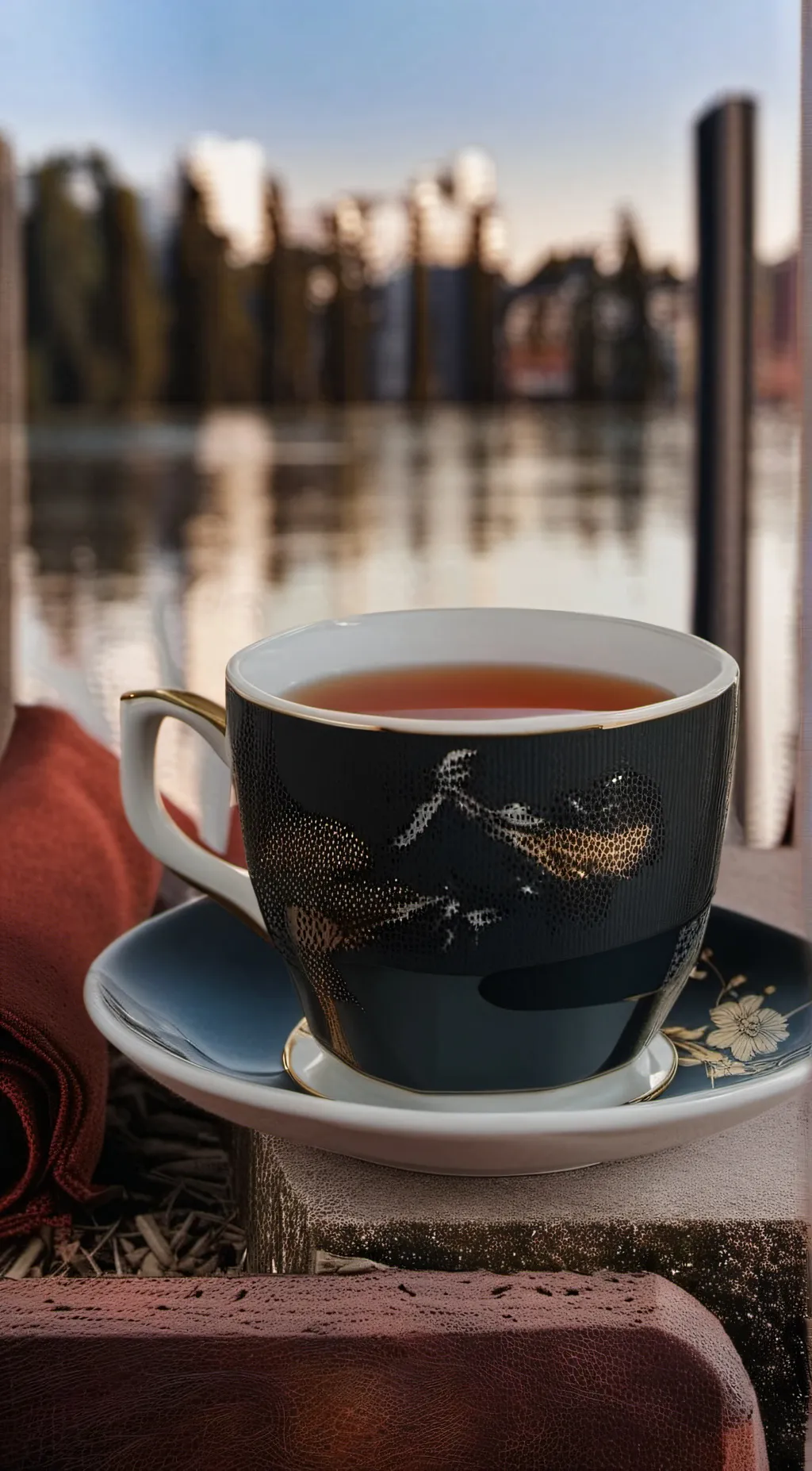 ai character: Tea background