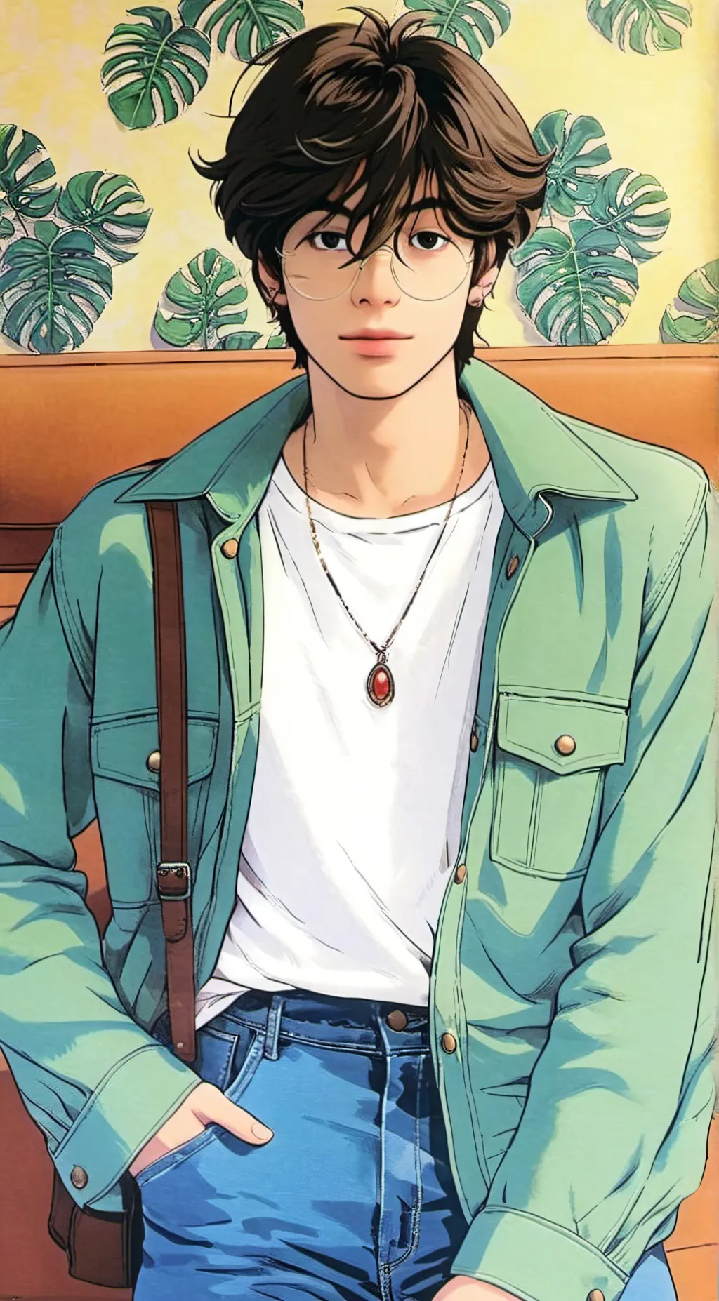 ai character: dylan❤ background