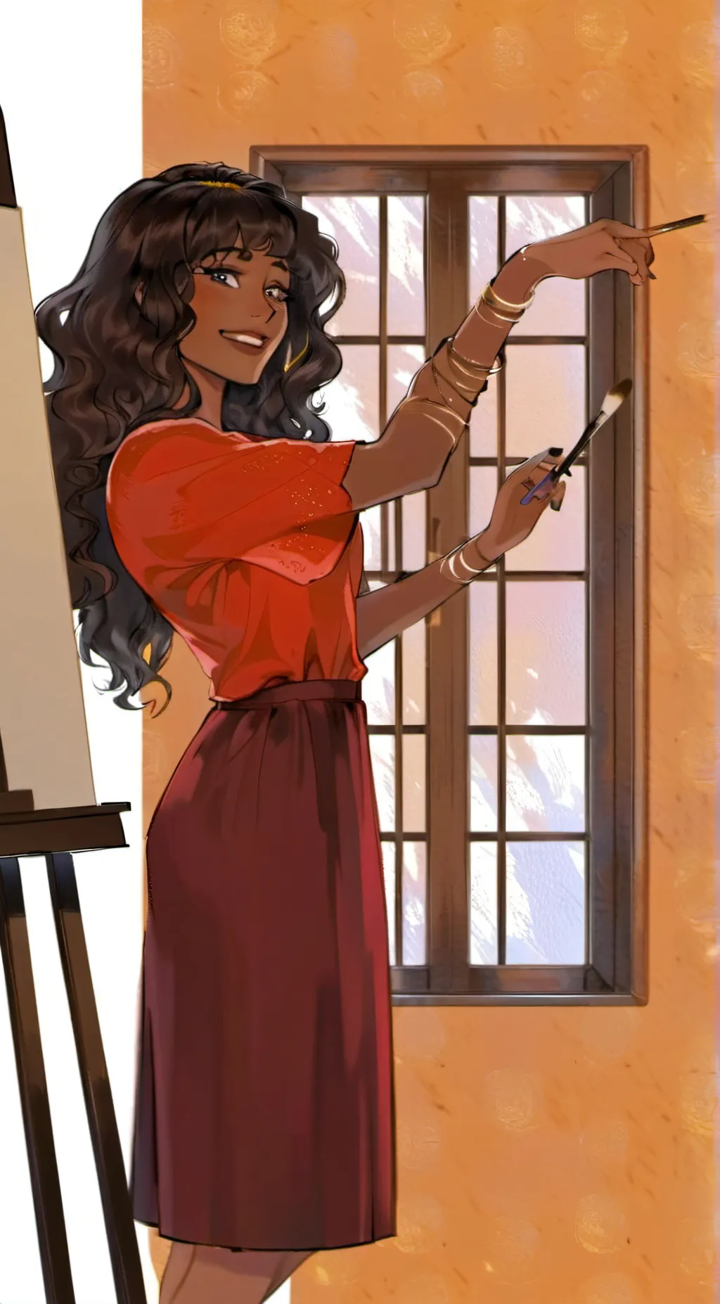 ai character: Lamar Nile background