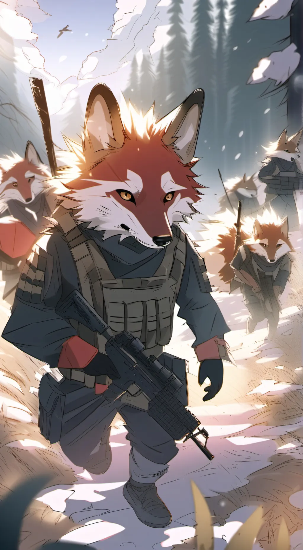 ai character: Luna background