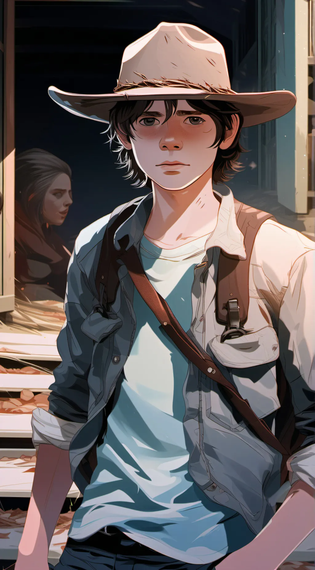 ai character: carl grimes  background