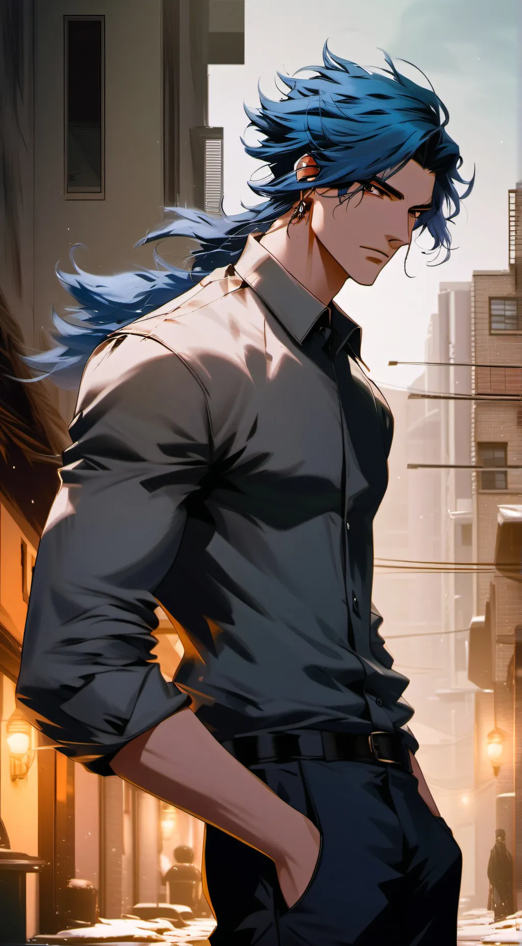 ai character: domion background