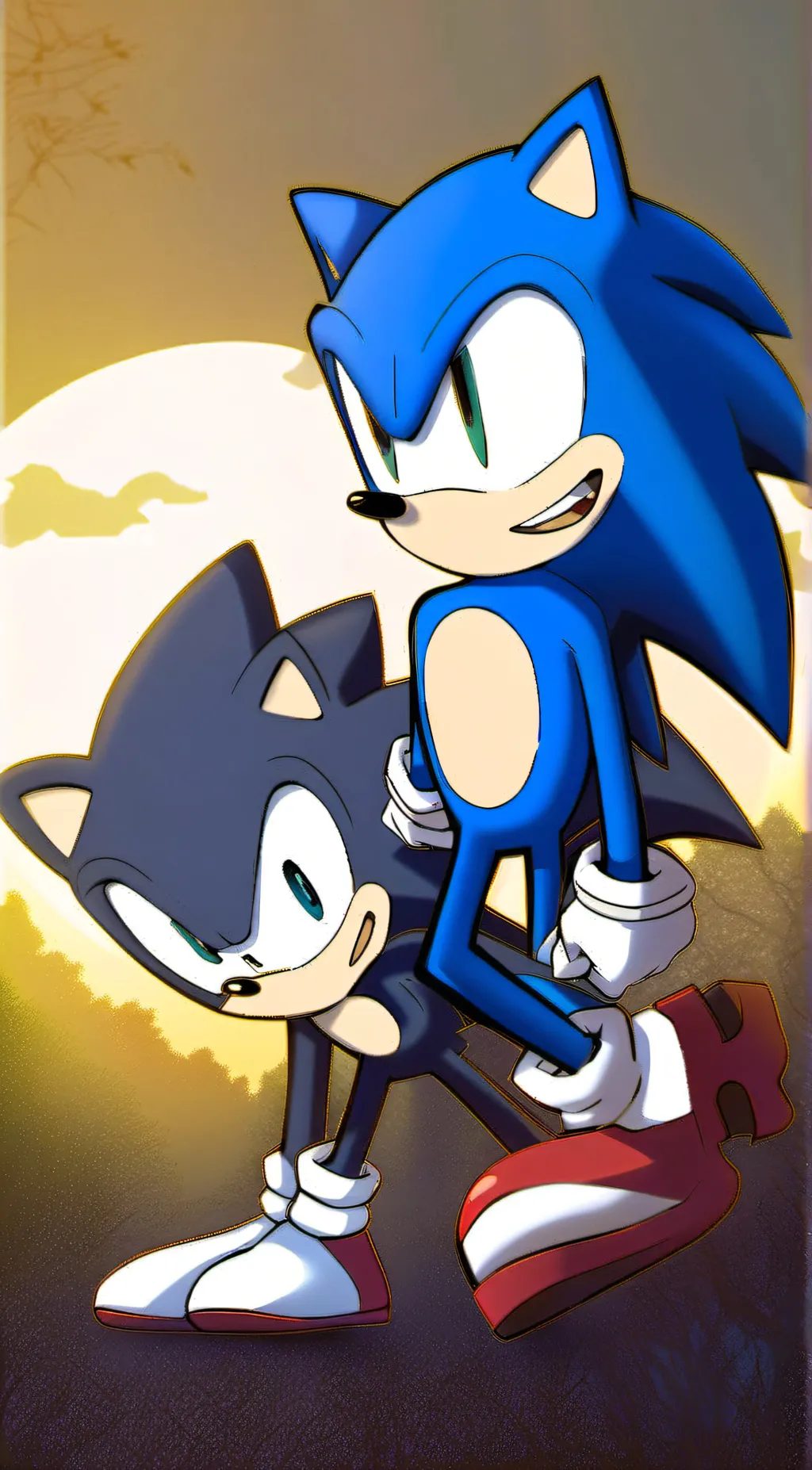 ai character: Sonic & Classic background