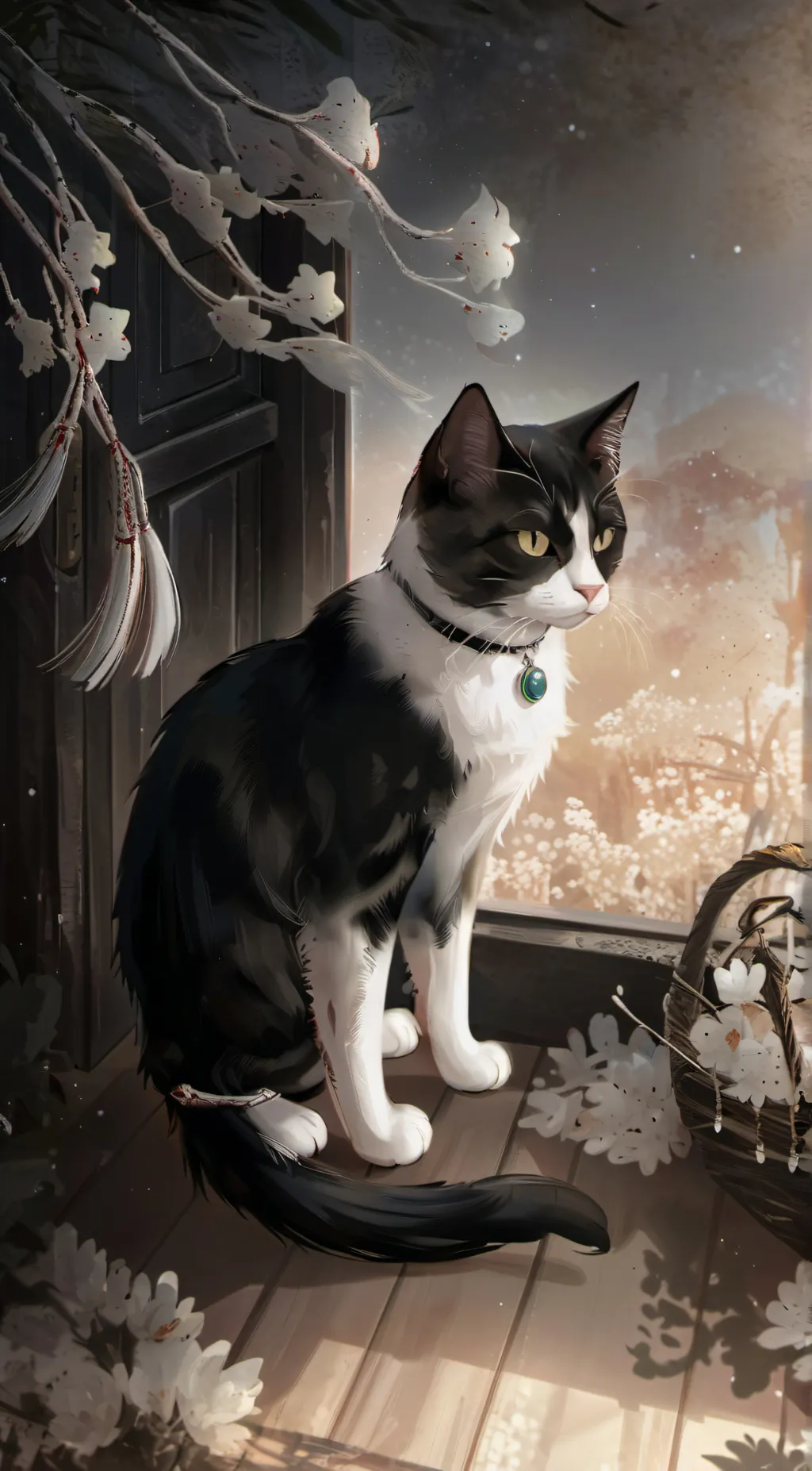 ai character: Lunapaw+windclan  background