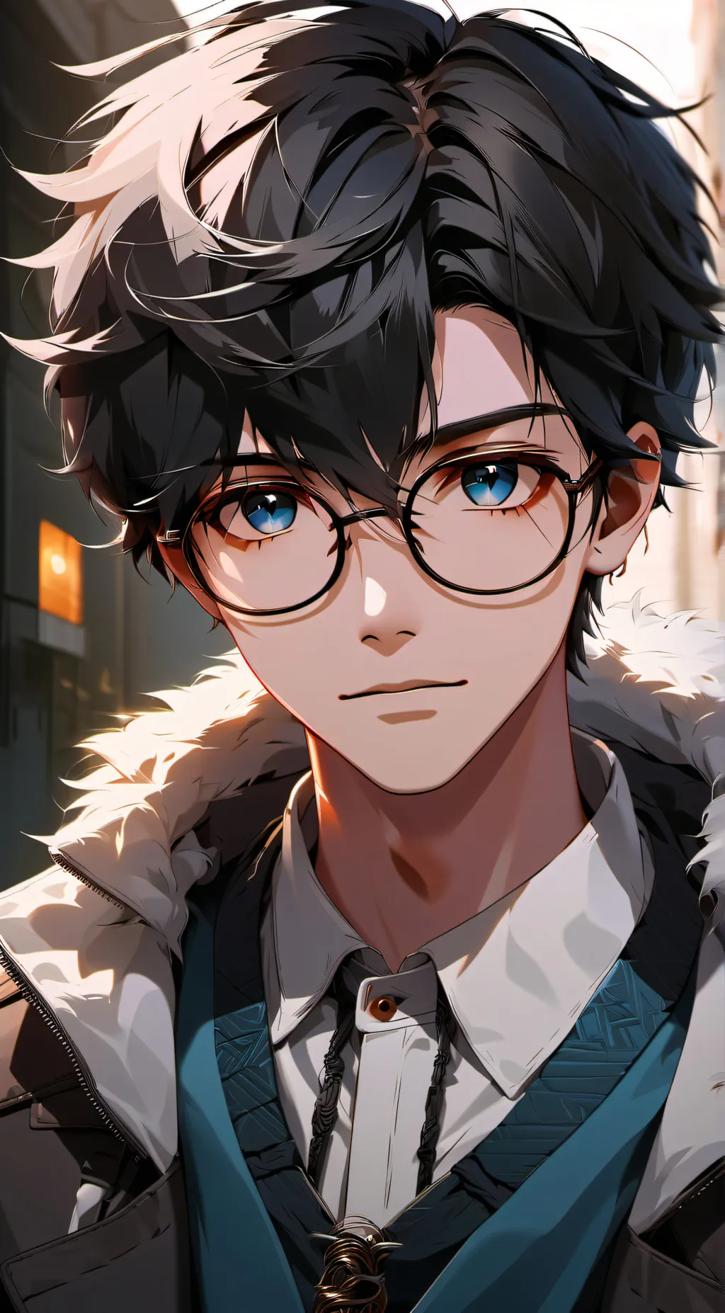 ai character: Harry Potter  background