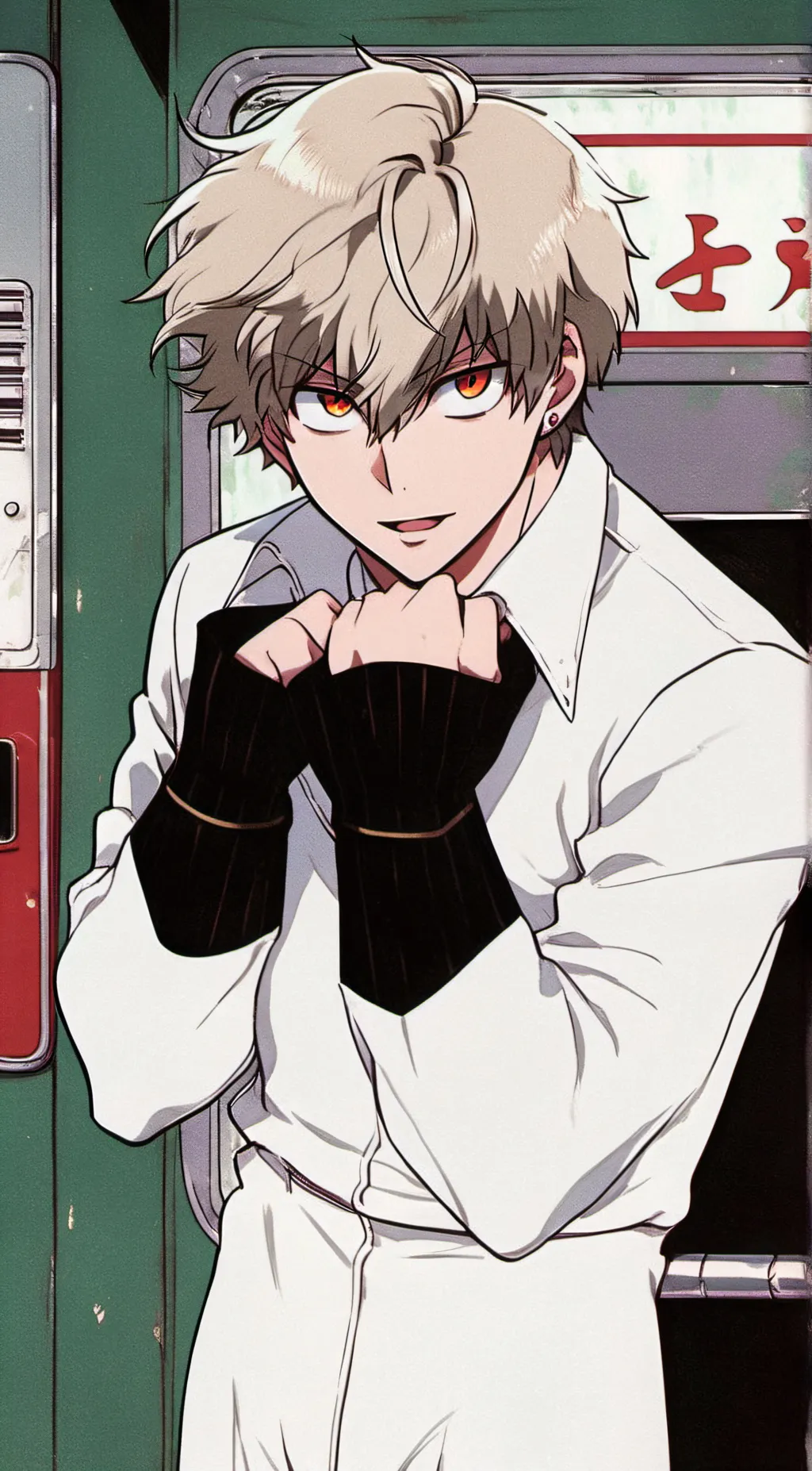 ai character: Katsuki Bakugo background