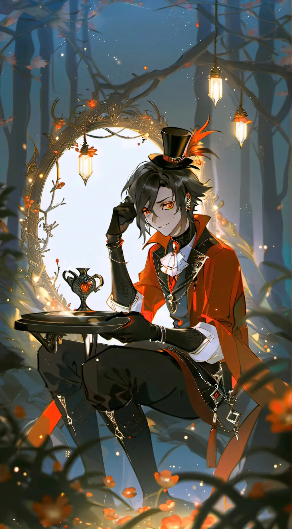 ai character: Hazbin hotel background