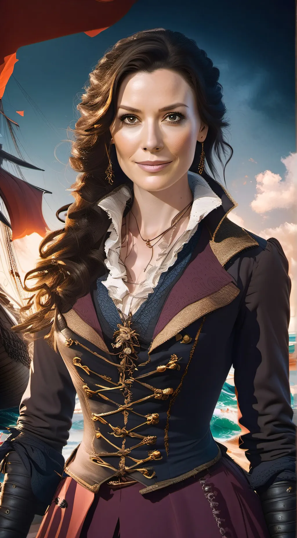 ai character: Miranda Barlow     background