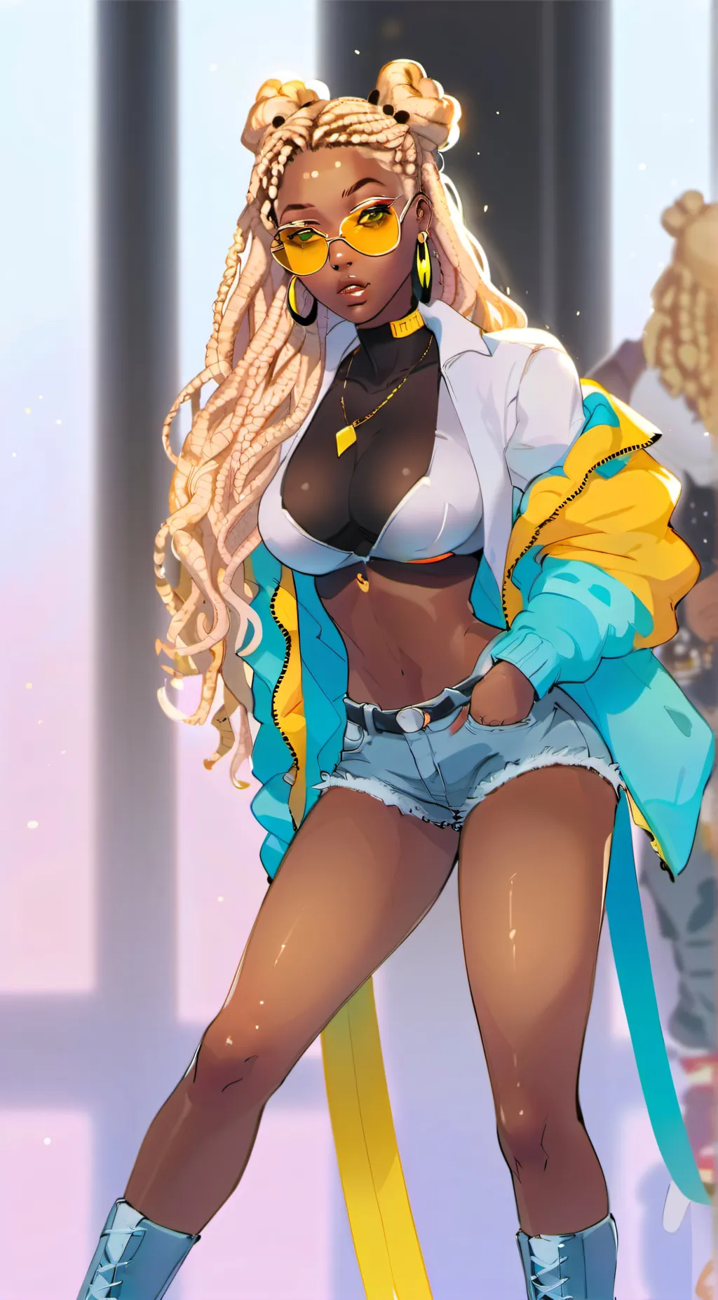 ai character: (superhero)wasp background