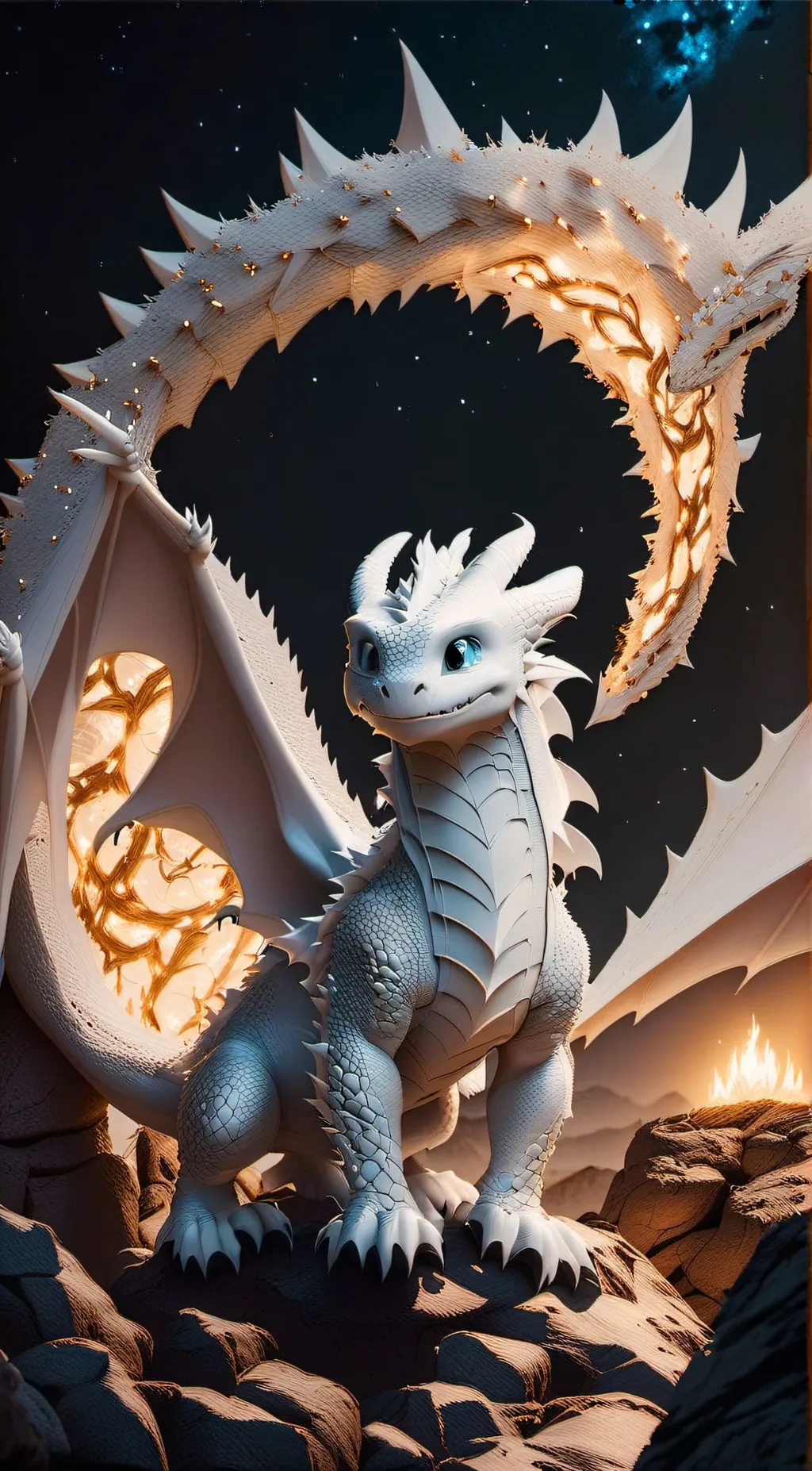 ai character: luna background