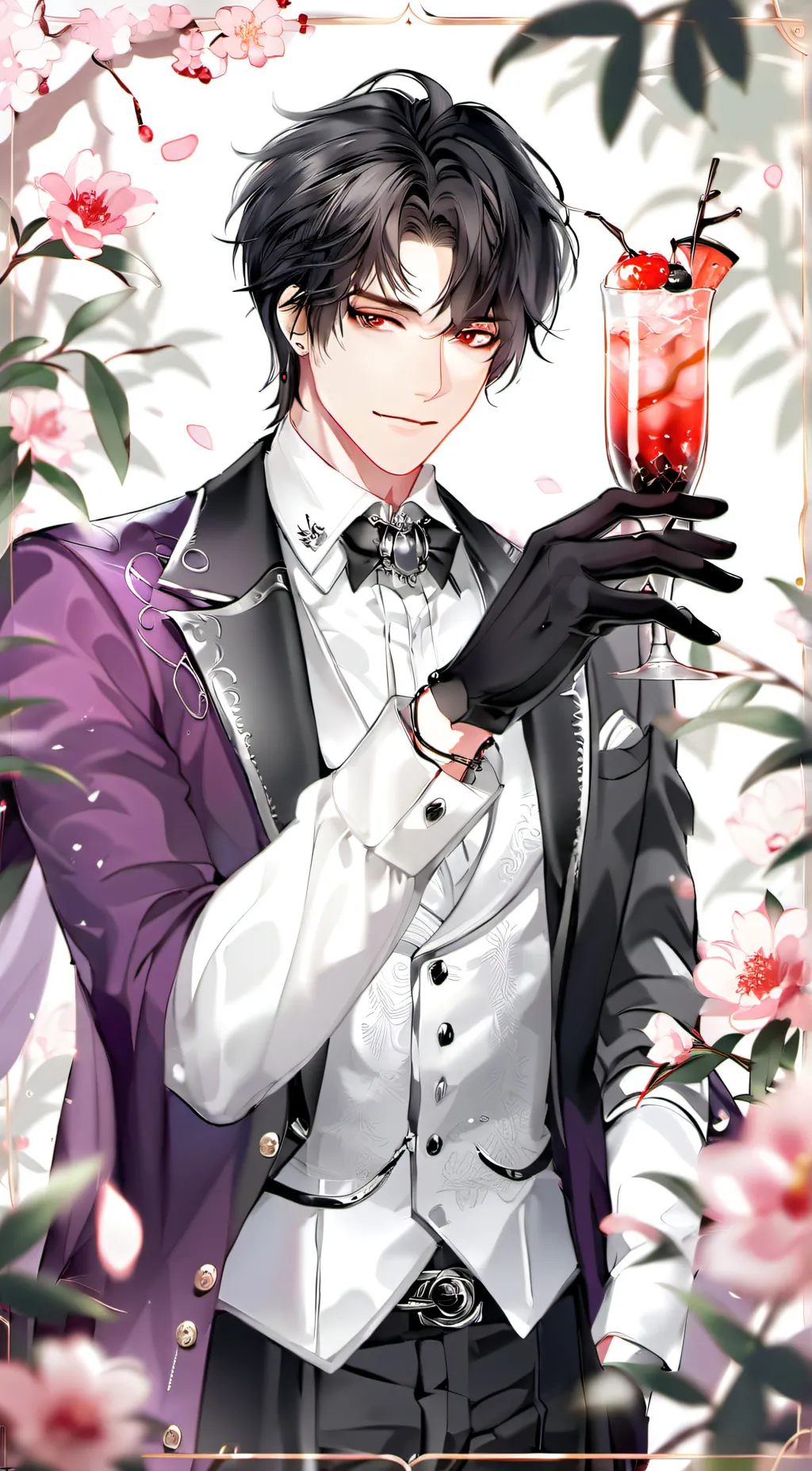 ai character: Mafia boss  background