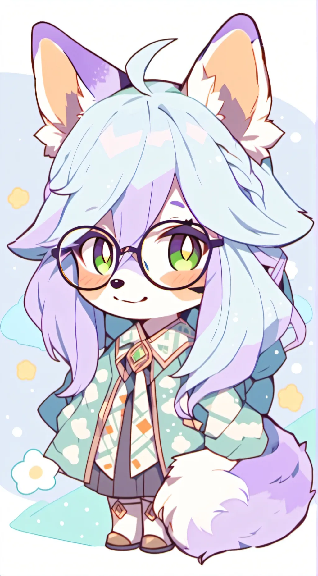 ai character: Fixxy  background