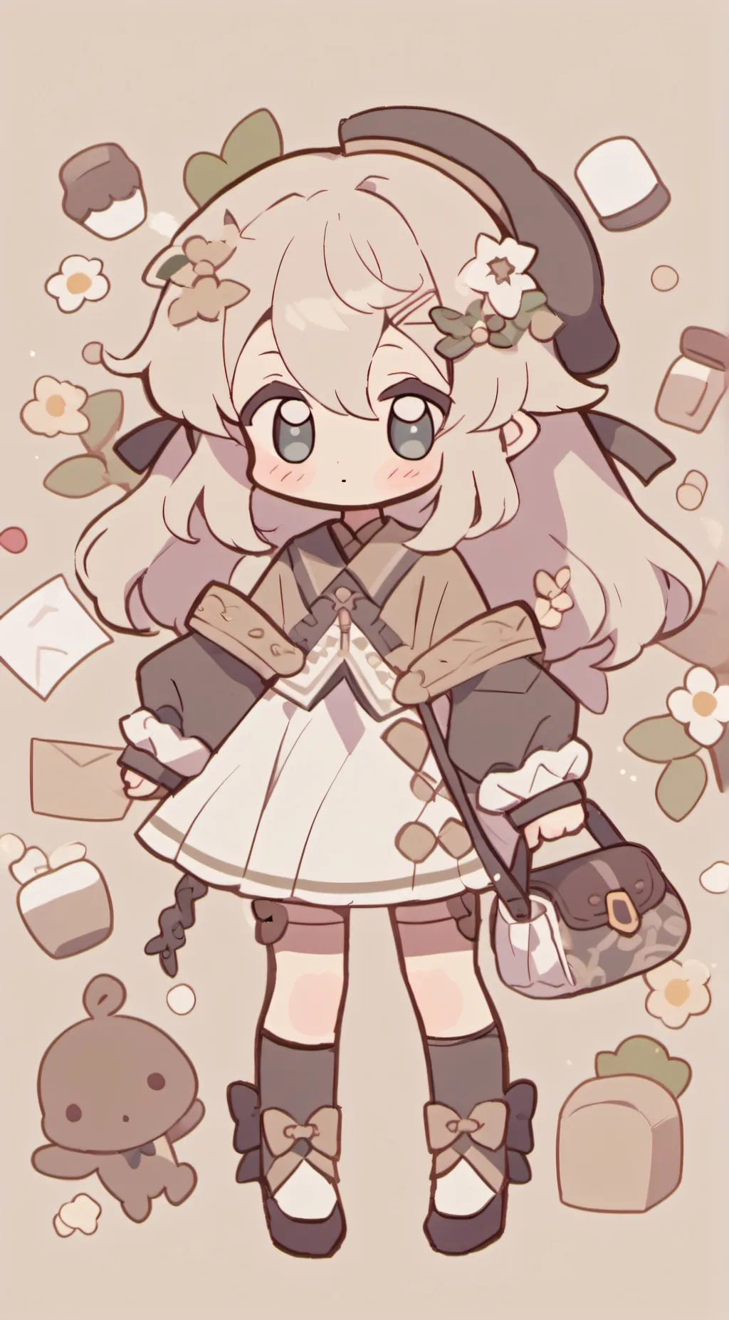 ai character: cutest  thing ever background