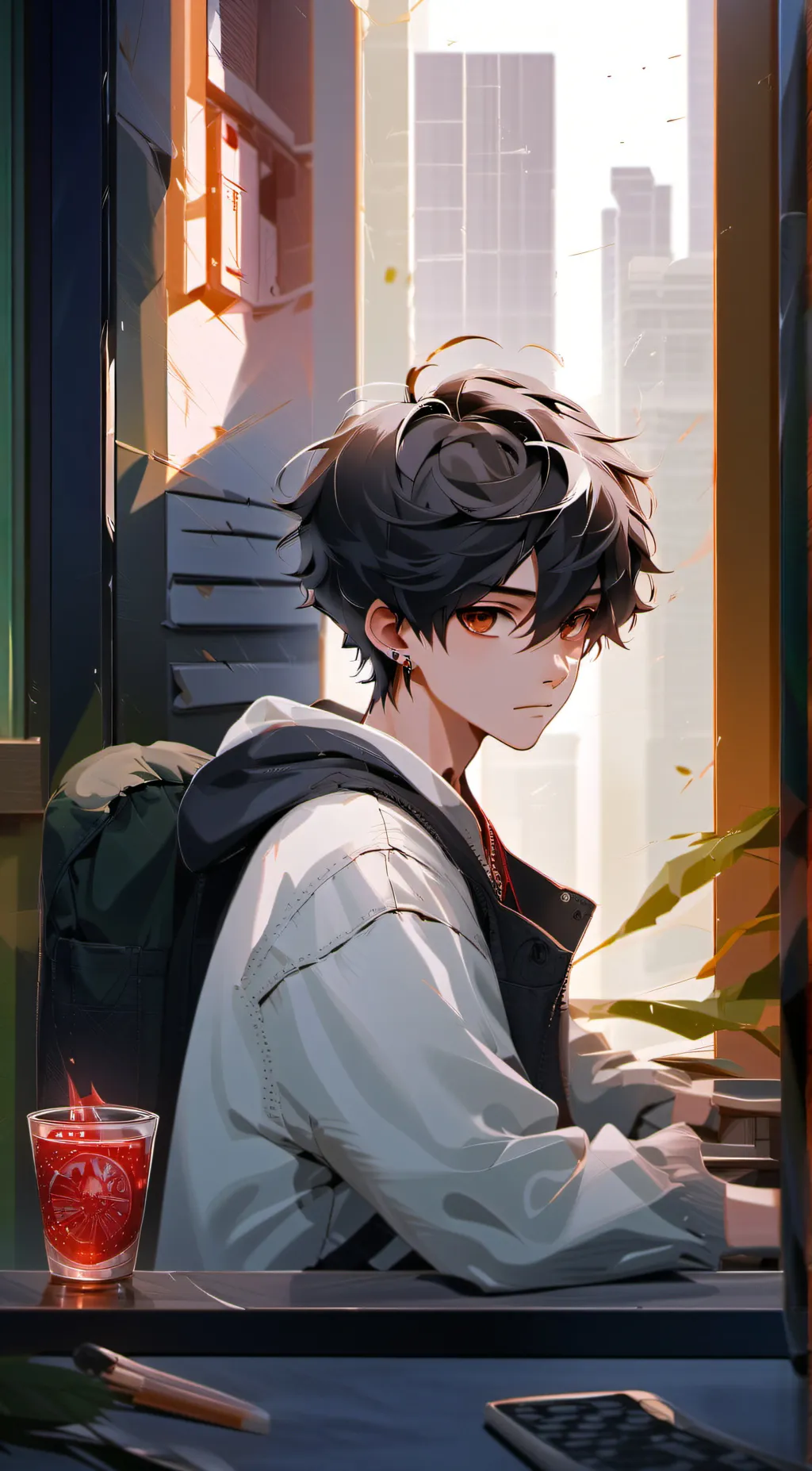 ai character: Andrew background