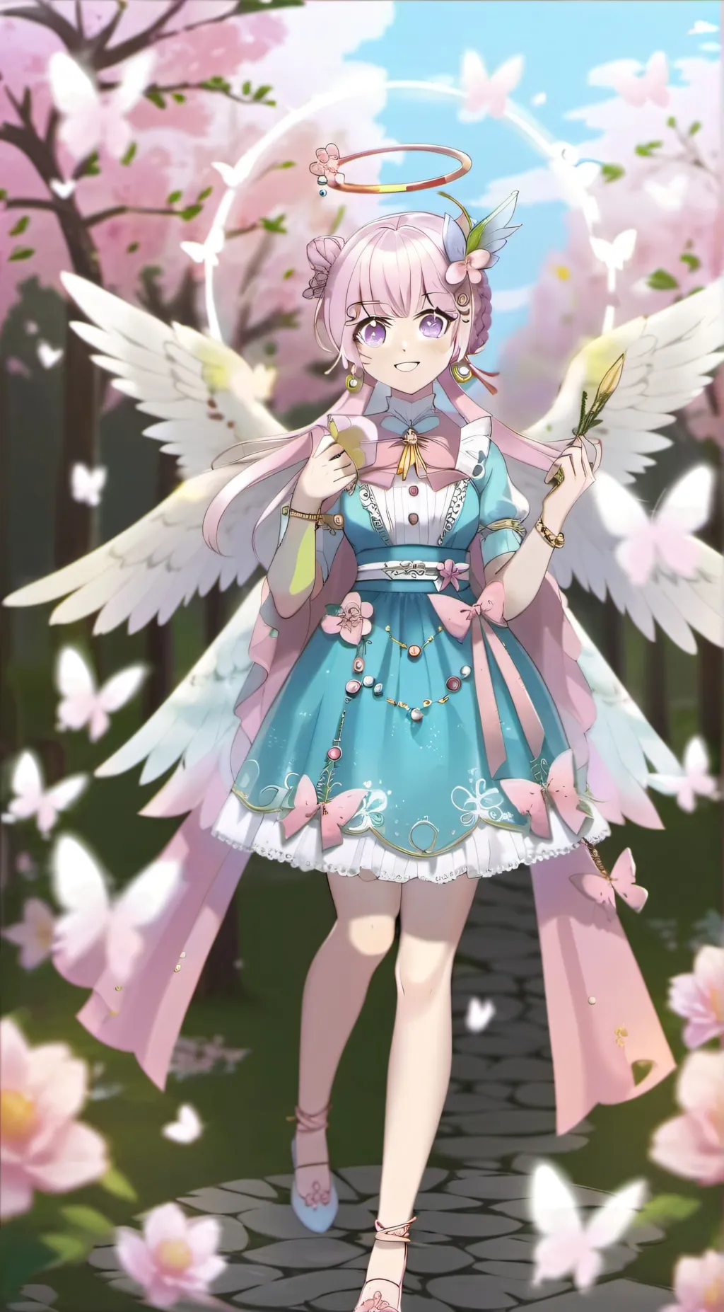 ai character: Lilly background