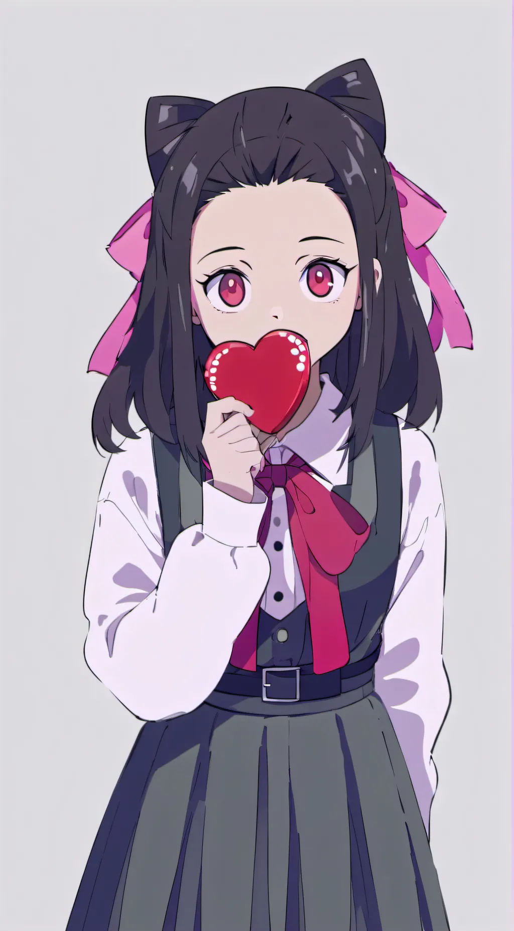 ai character: Nezuko background