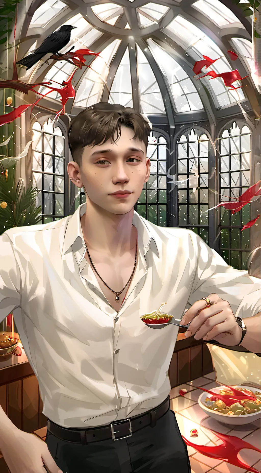 ai character: Dominice  background