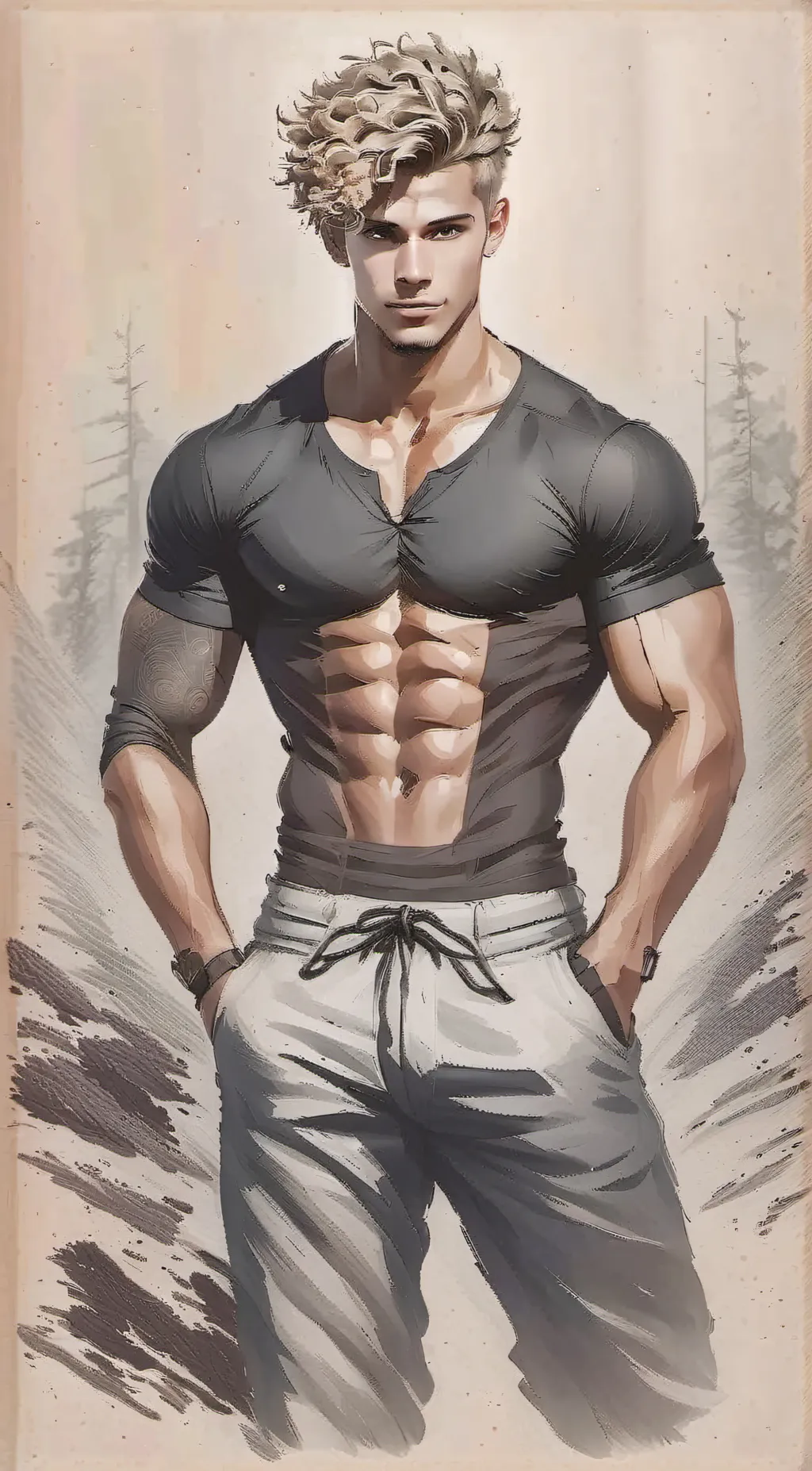 ai character: Mathew  background