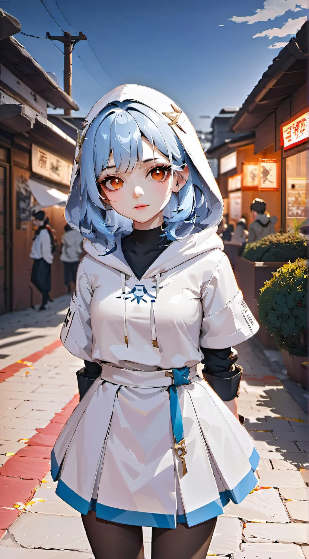 ai character: Yana  background
