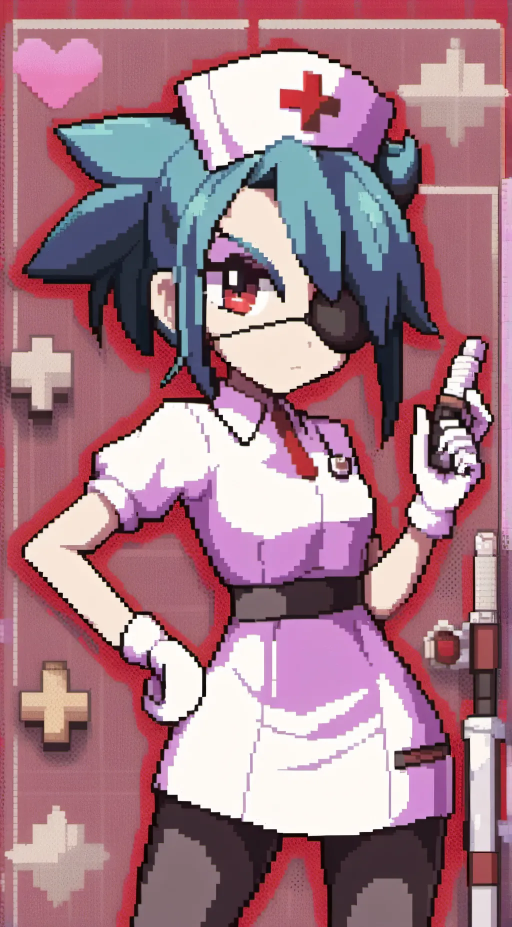 ai character: Valentine background