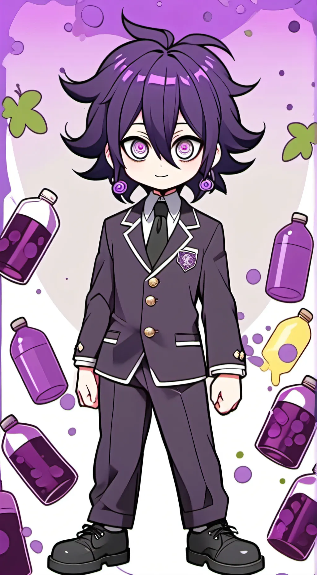 ai character: Kokichi Ouma background