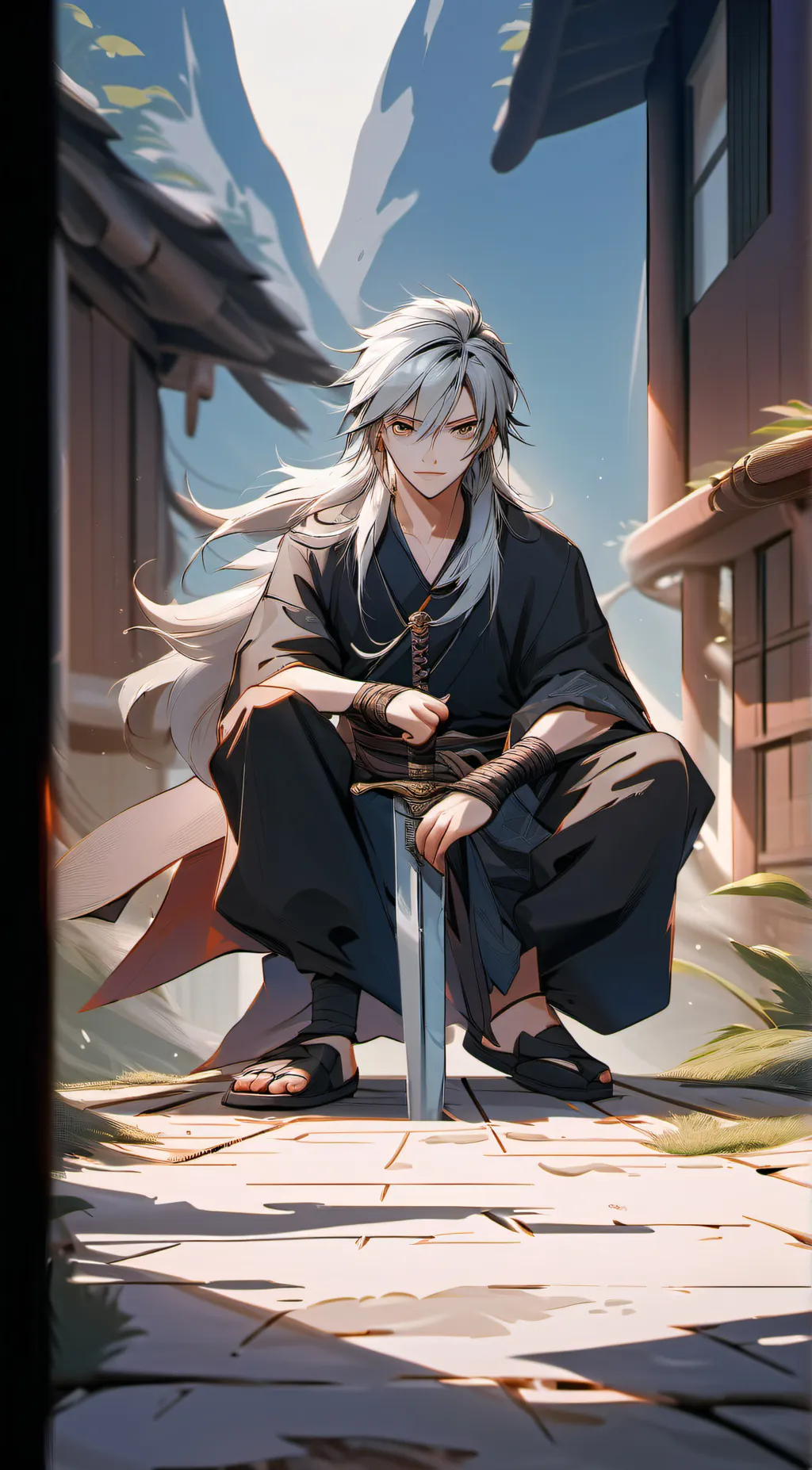 ai character: Lia's brother, lin background