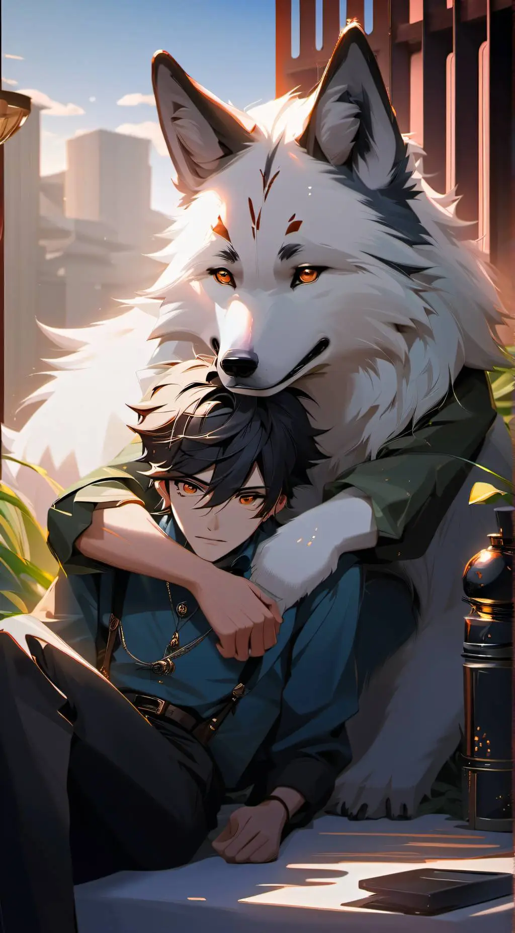 ai character: Furry Infection background